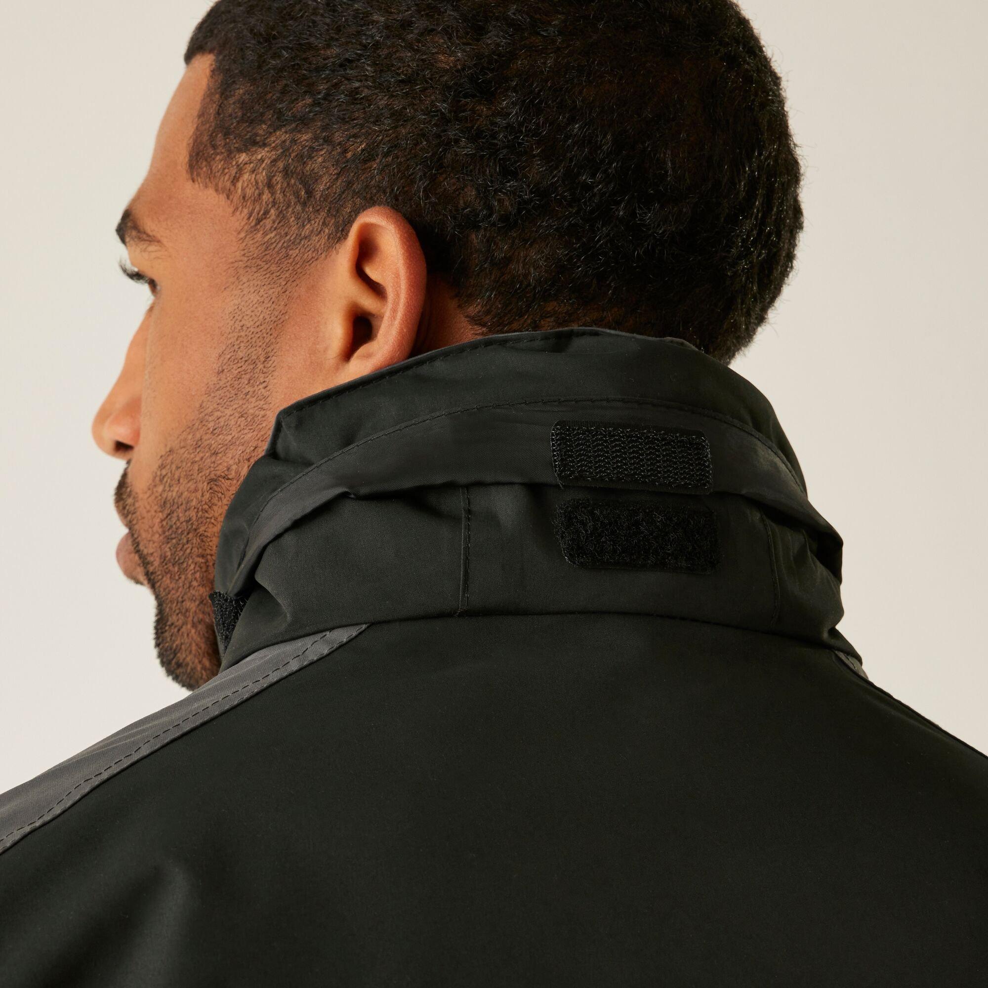 Black Seal Grey - Regatta - Defender III Waterproof 3 In 1 Jacket - 8