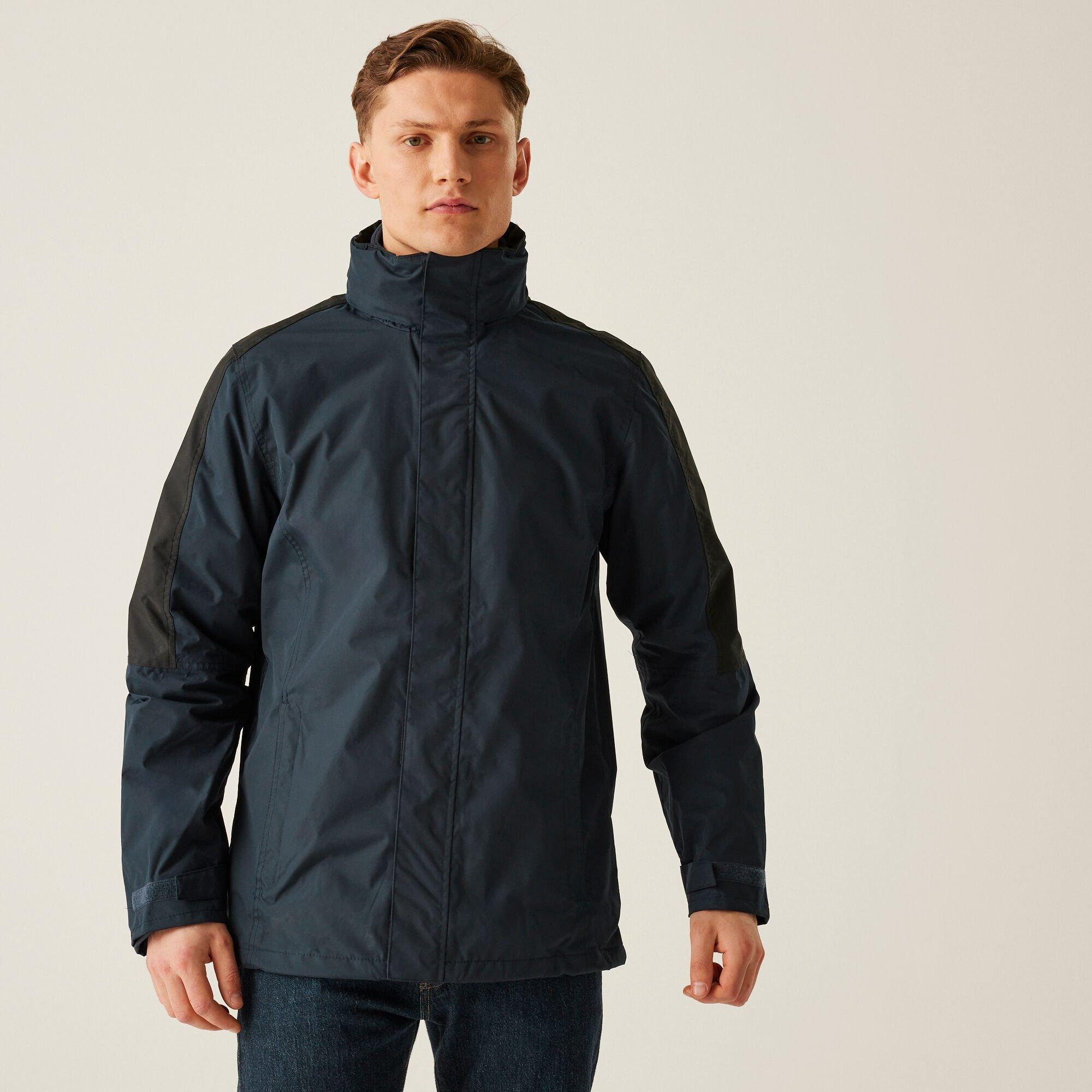Navy/Black - Regatta - Defender III Waterproof 3 In 1 Jacket - 1