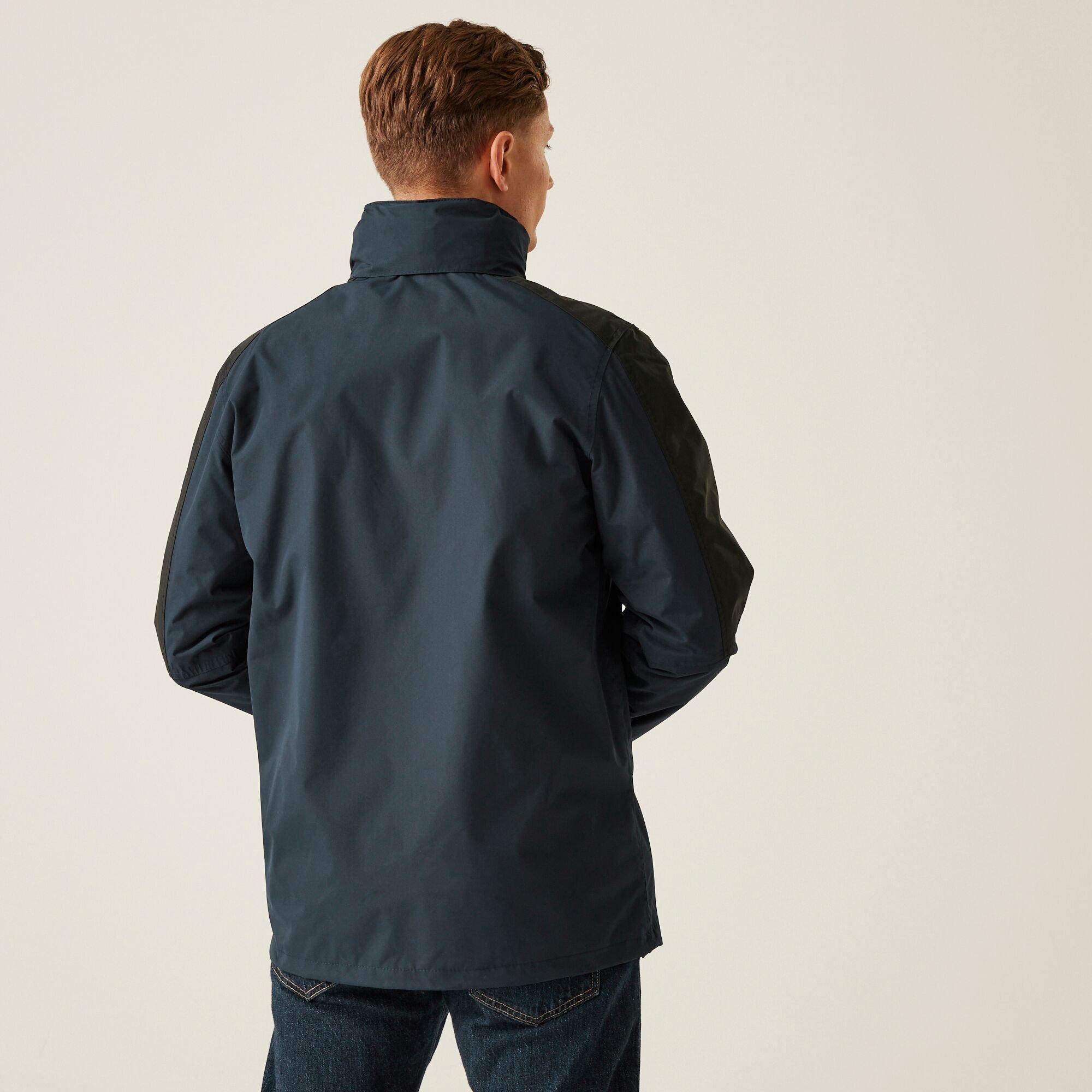 Navy/Black - Regatta - Defender III Waterproof 3 In 1 Jacket - 2