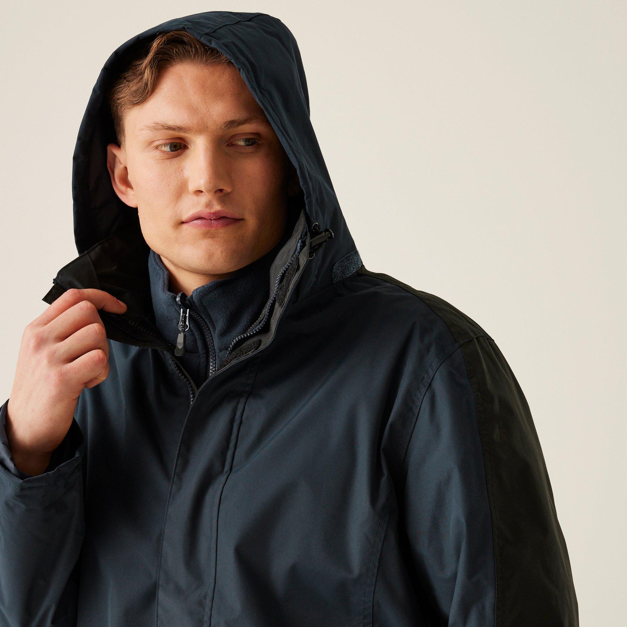 Navy/Black - Regatta - Defender III Waterproof 3 In 1 Jacket - 4
