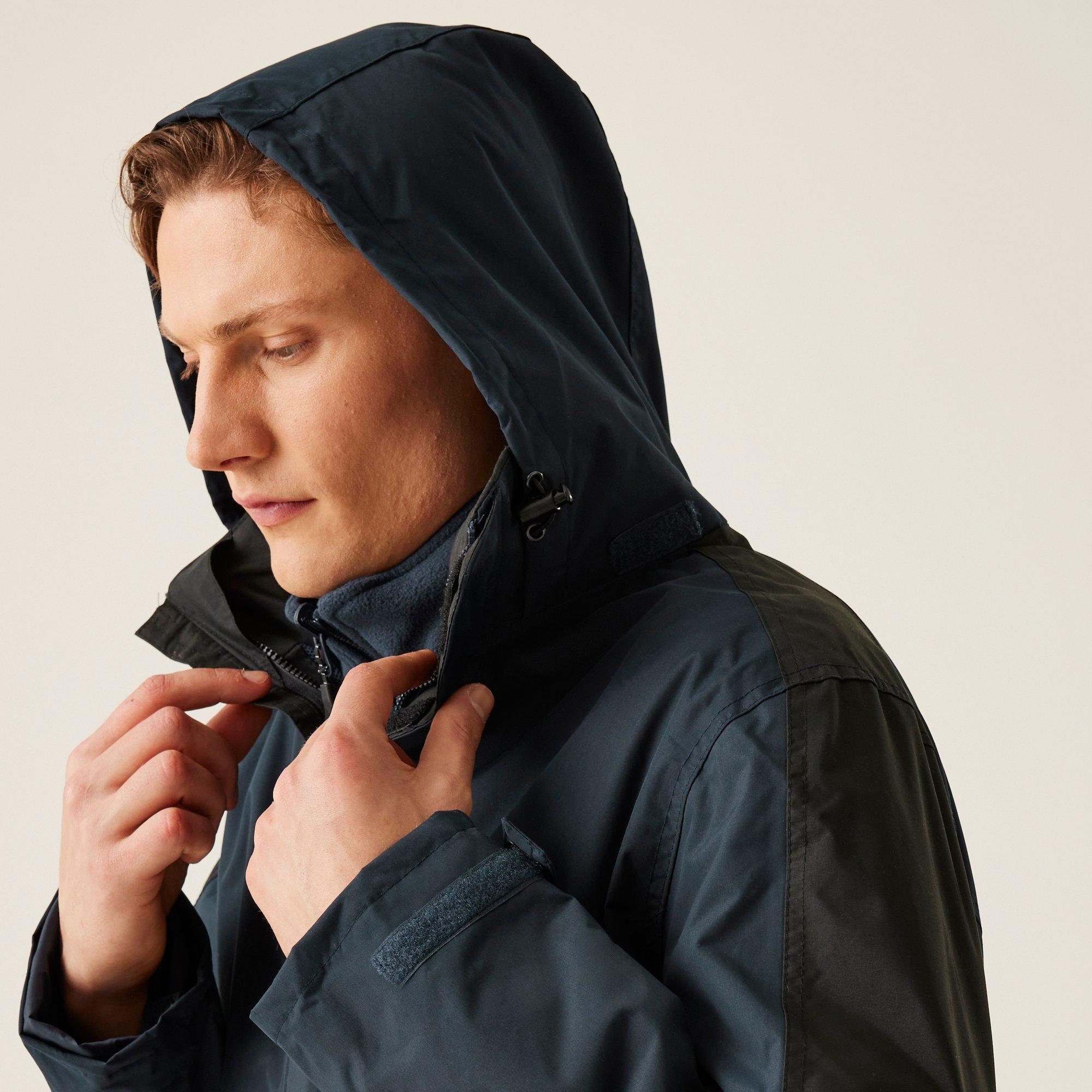 Navy/Black - Regatta - Defender III Waterproof 3 In 1 Jacket - 7