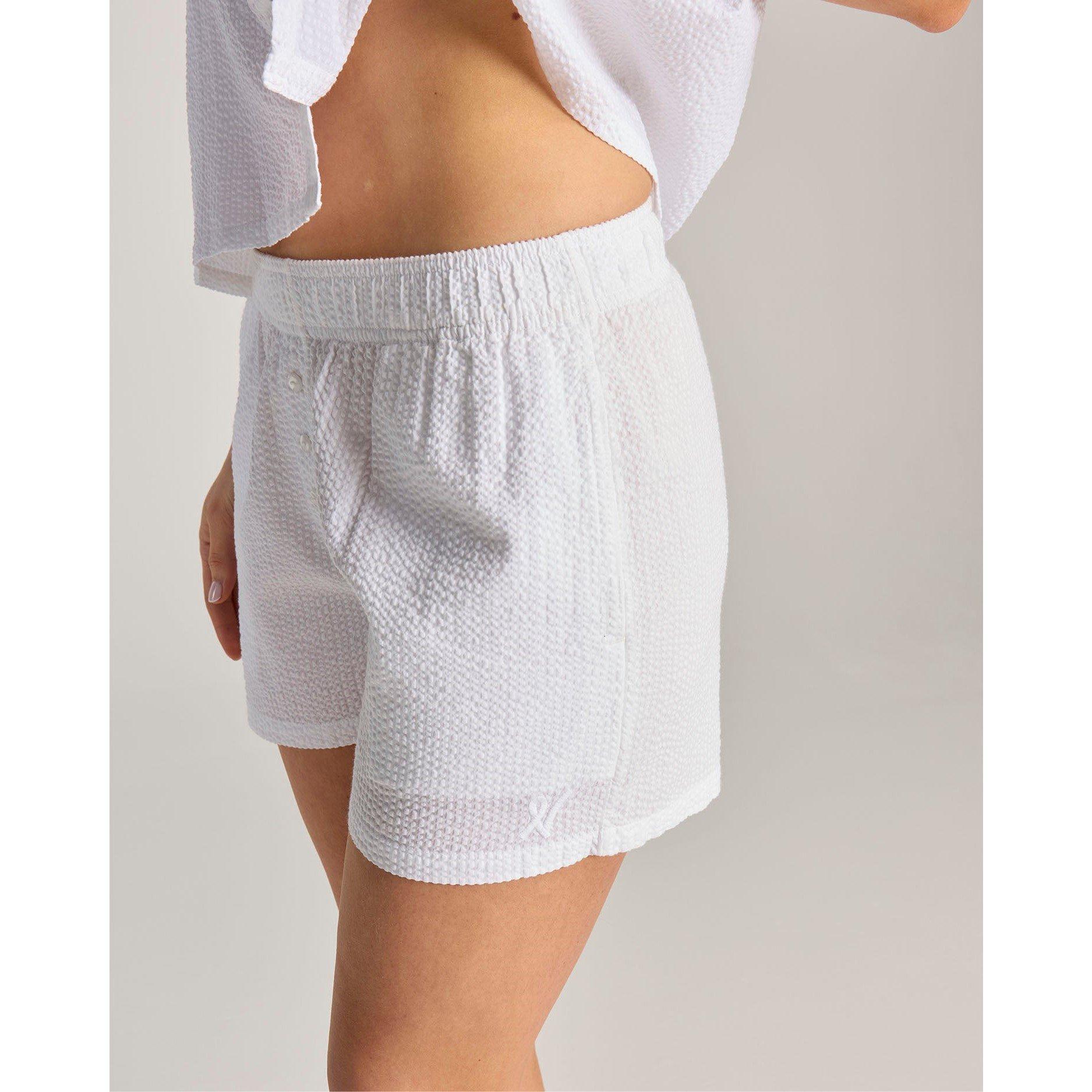 Seersucker Button Boxer