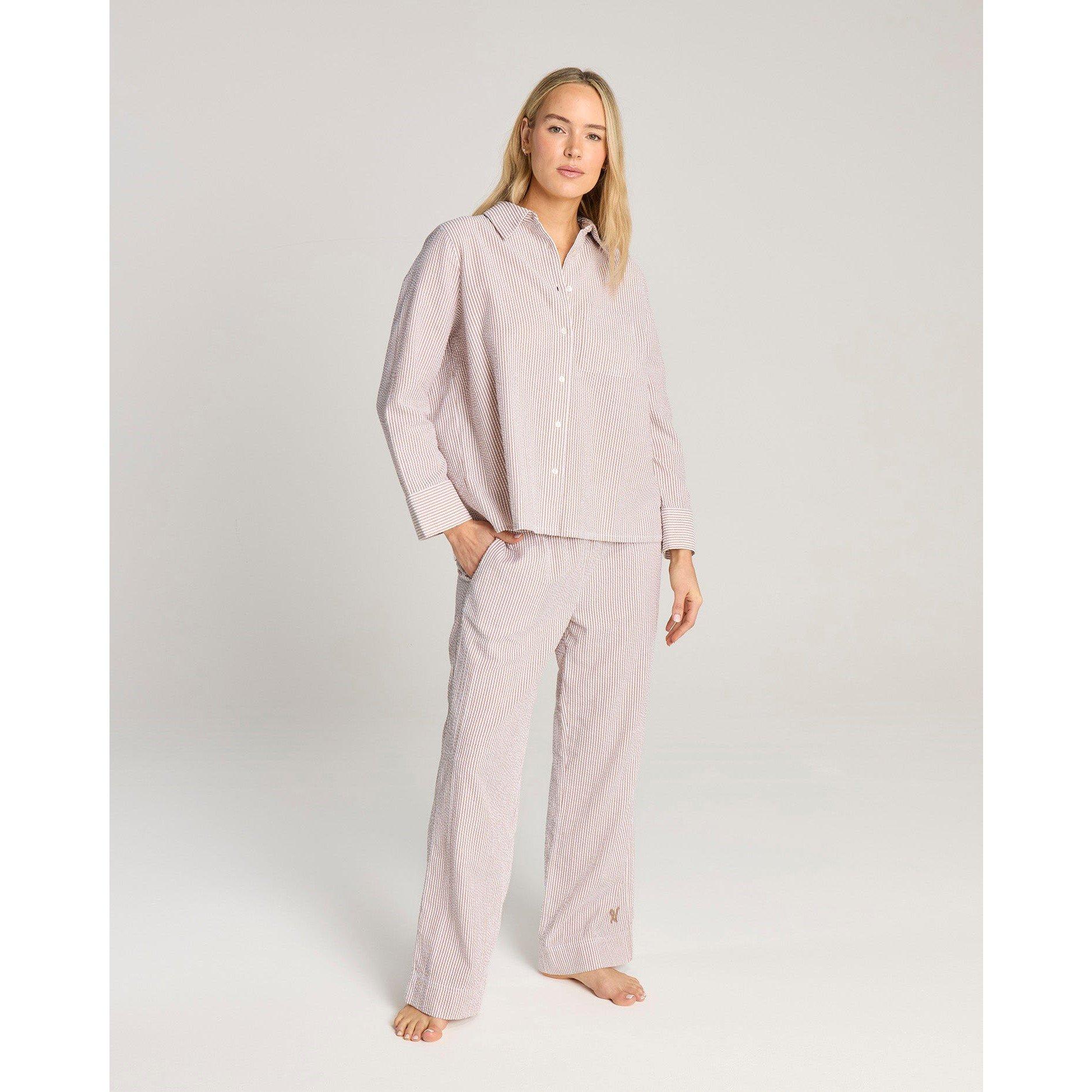 Seersucker Boxy Shirt