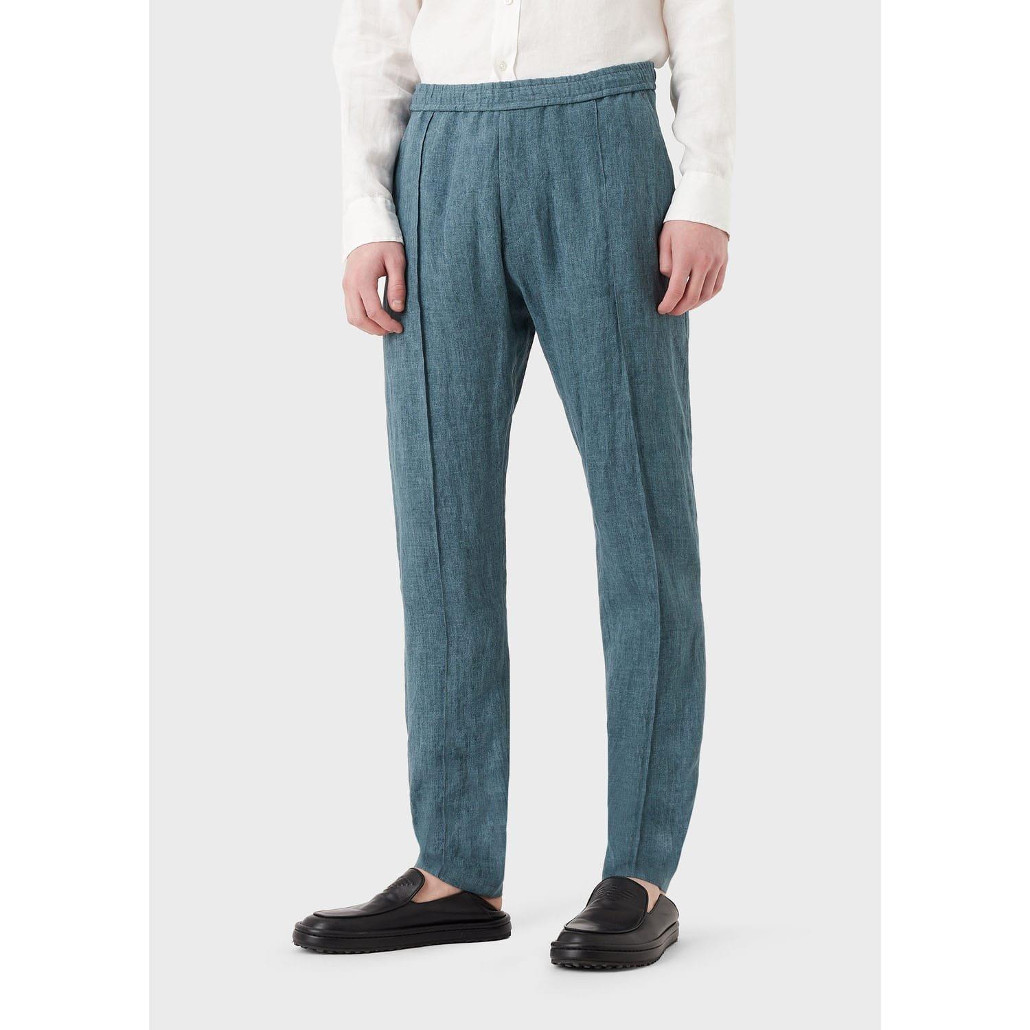 Green - Emporio Armani - Trousers - 1