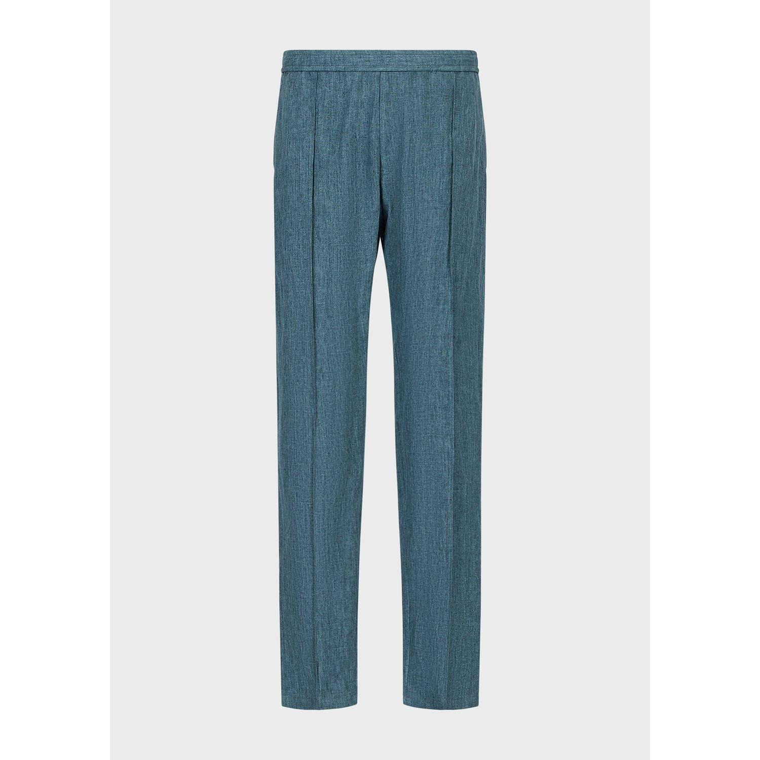 Green - Emporio Armani - Trousers - 3