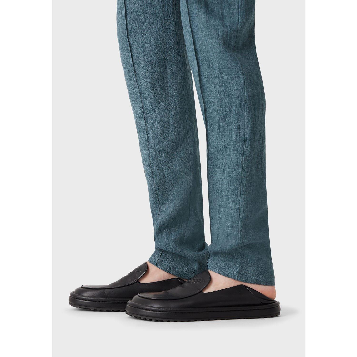 Green - Emporio Armani - Trousers - 4