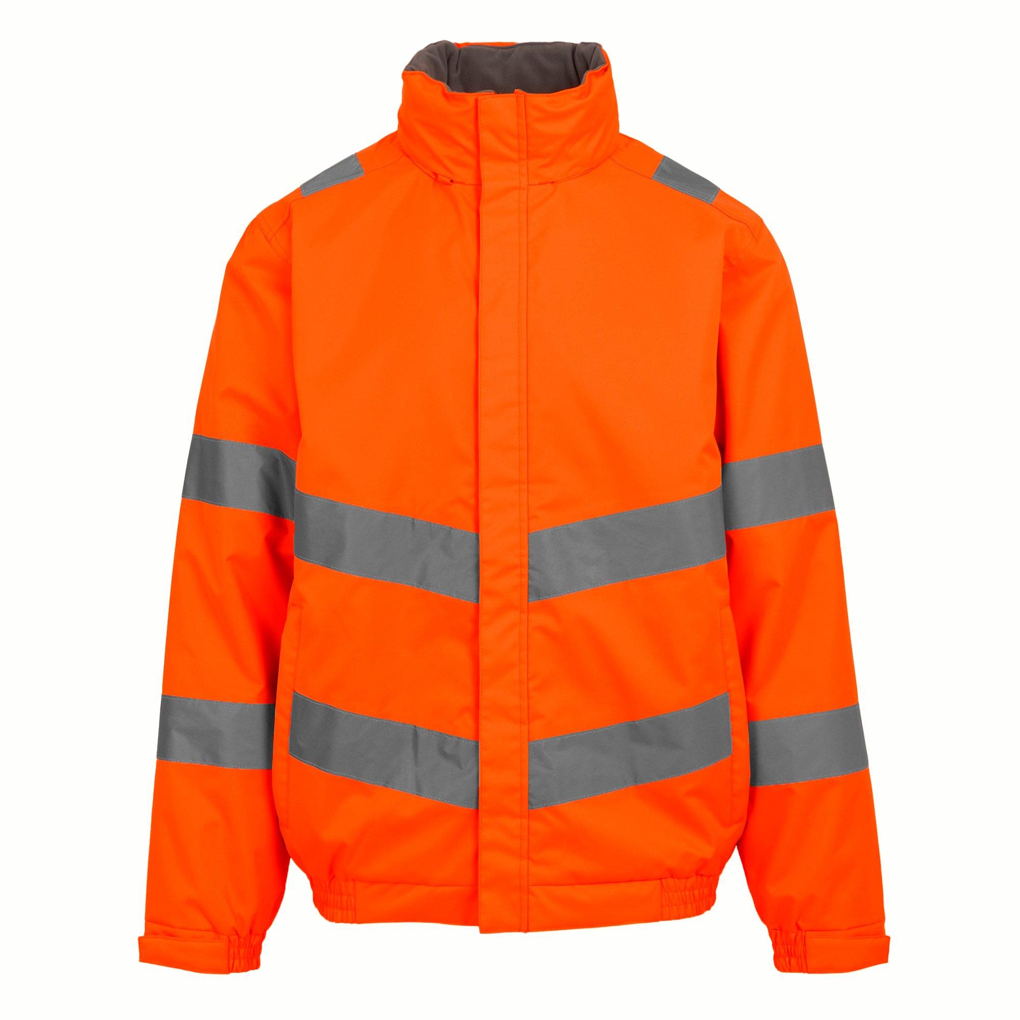 Orange - Regatta - Mens Hi-Vis Pro Contract Dover Jacket - 8