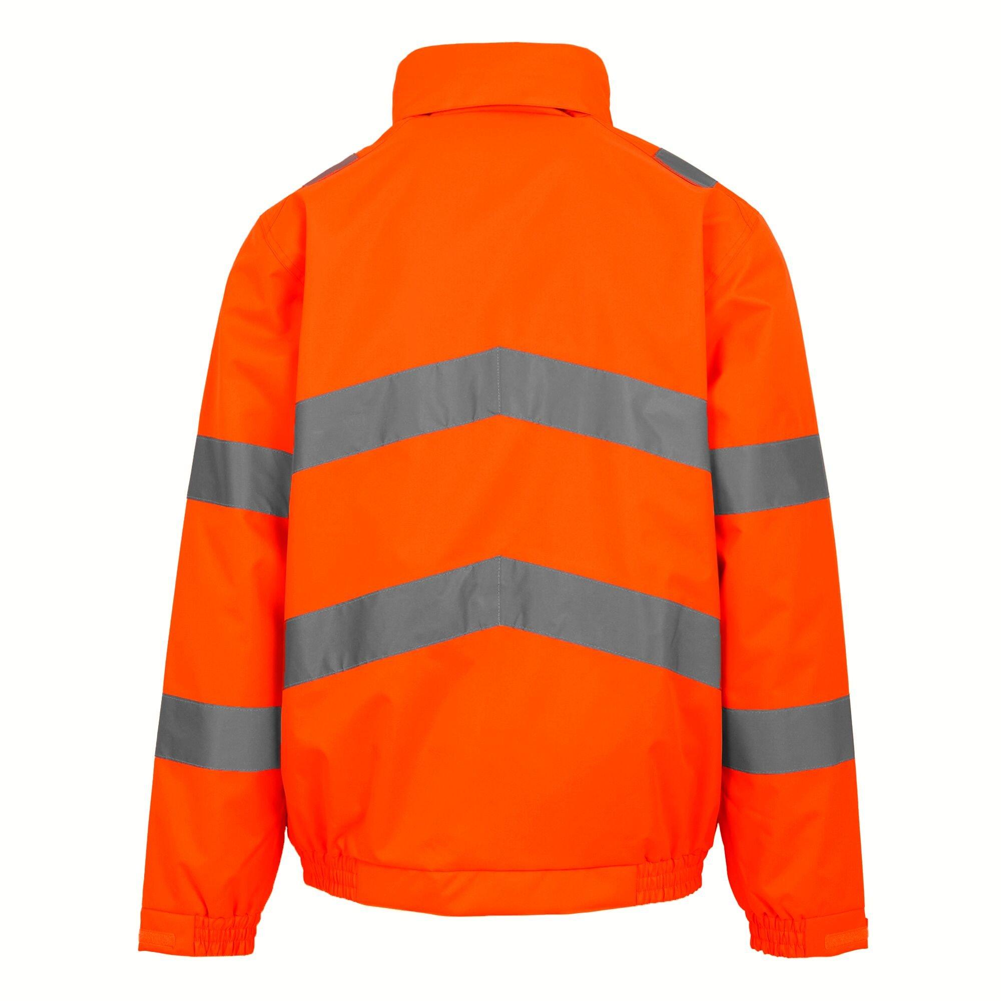 Orange - Regatta - Mens Hi-Vis Pro Contract Dover Jacket - 9