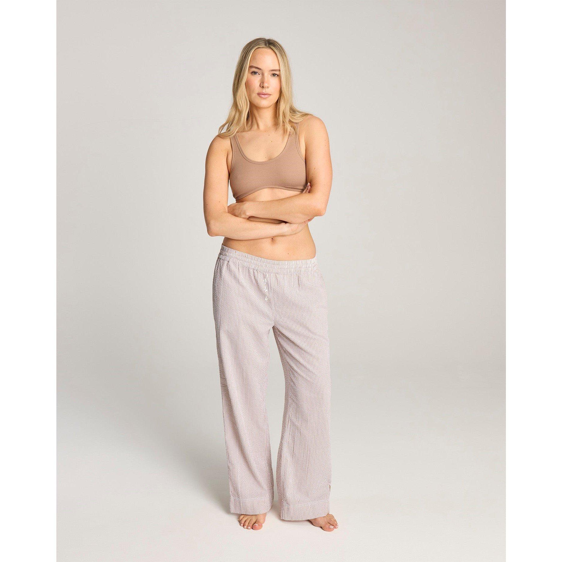 Seersucker Button Trouser