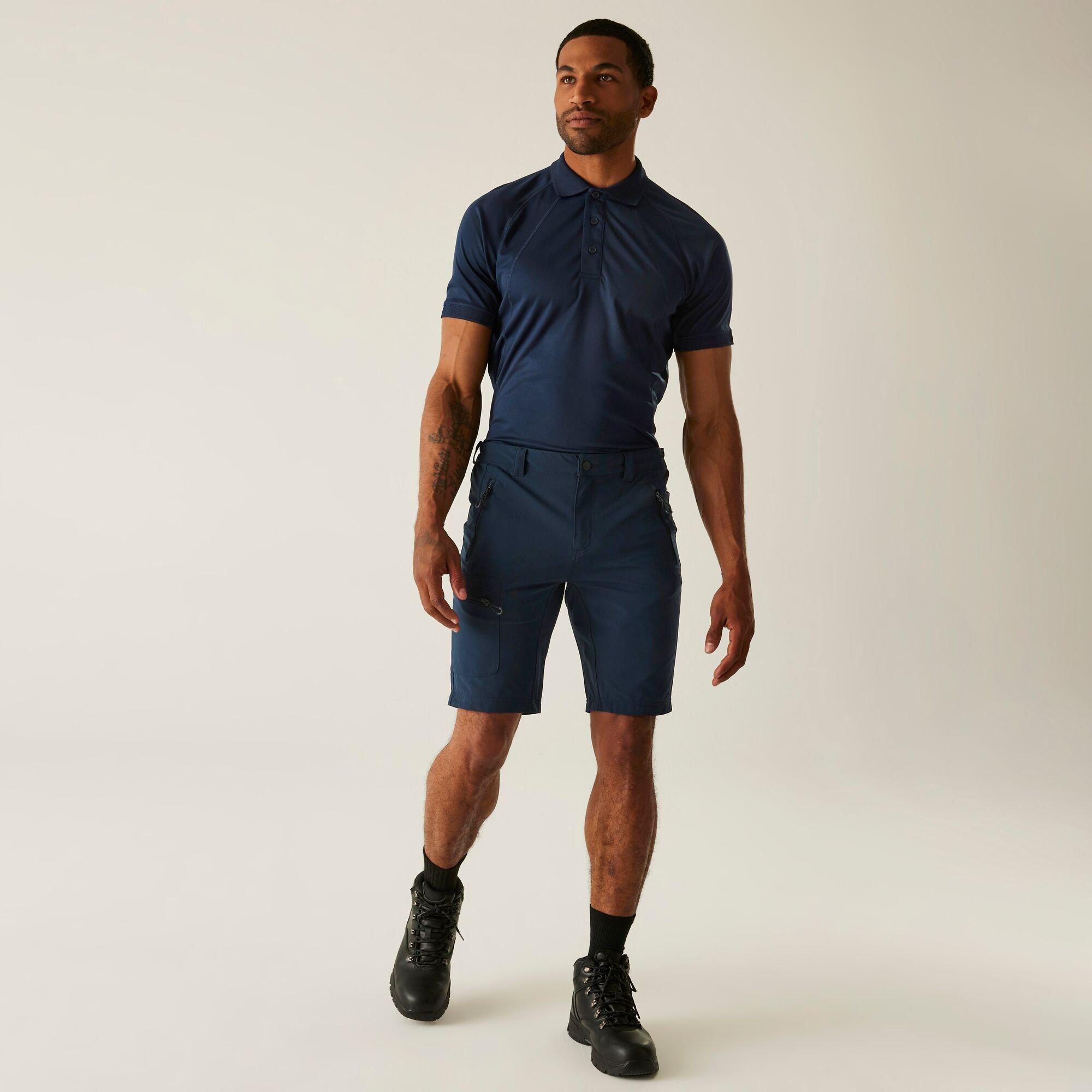 Navy - Regatta - Mens Prolite Stretch Shorts - 3