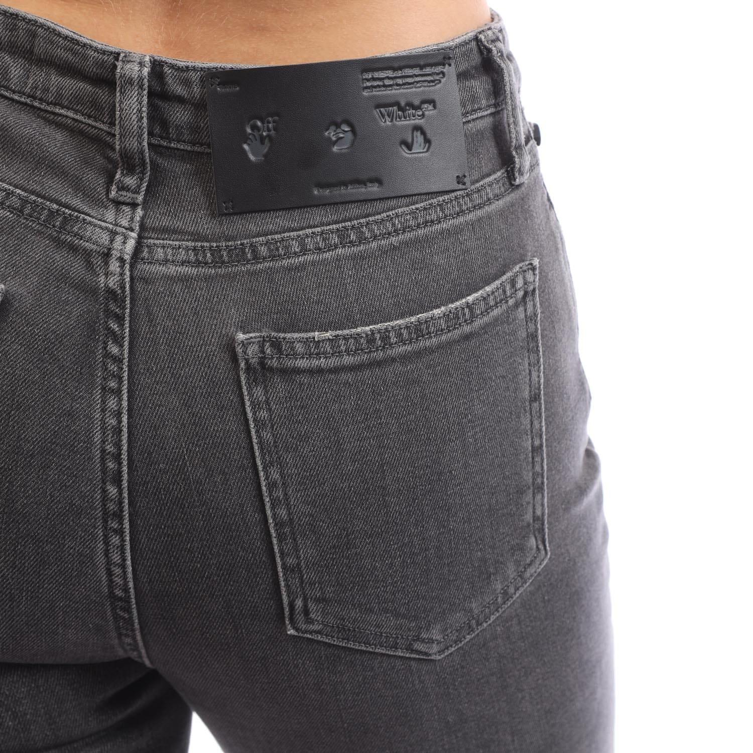 Grey White - Off White - Corporate Skinny-Fit Jeans - 6