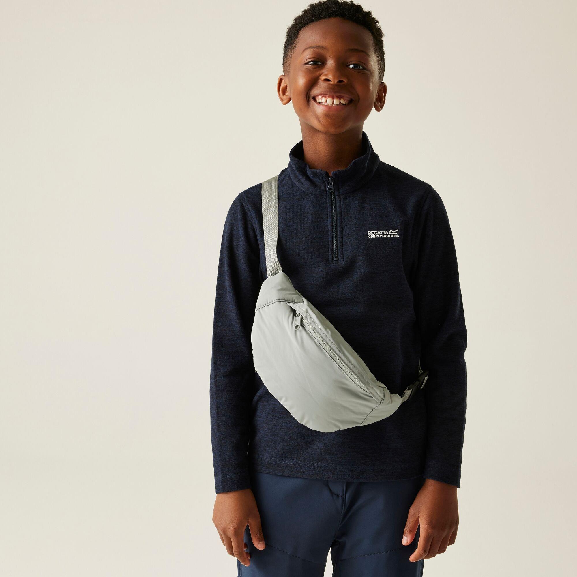 Navy Blue - Regatta - Kids Hot Shot Marl Fleece - 1