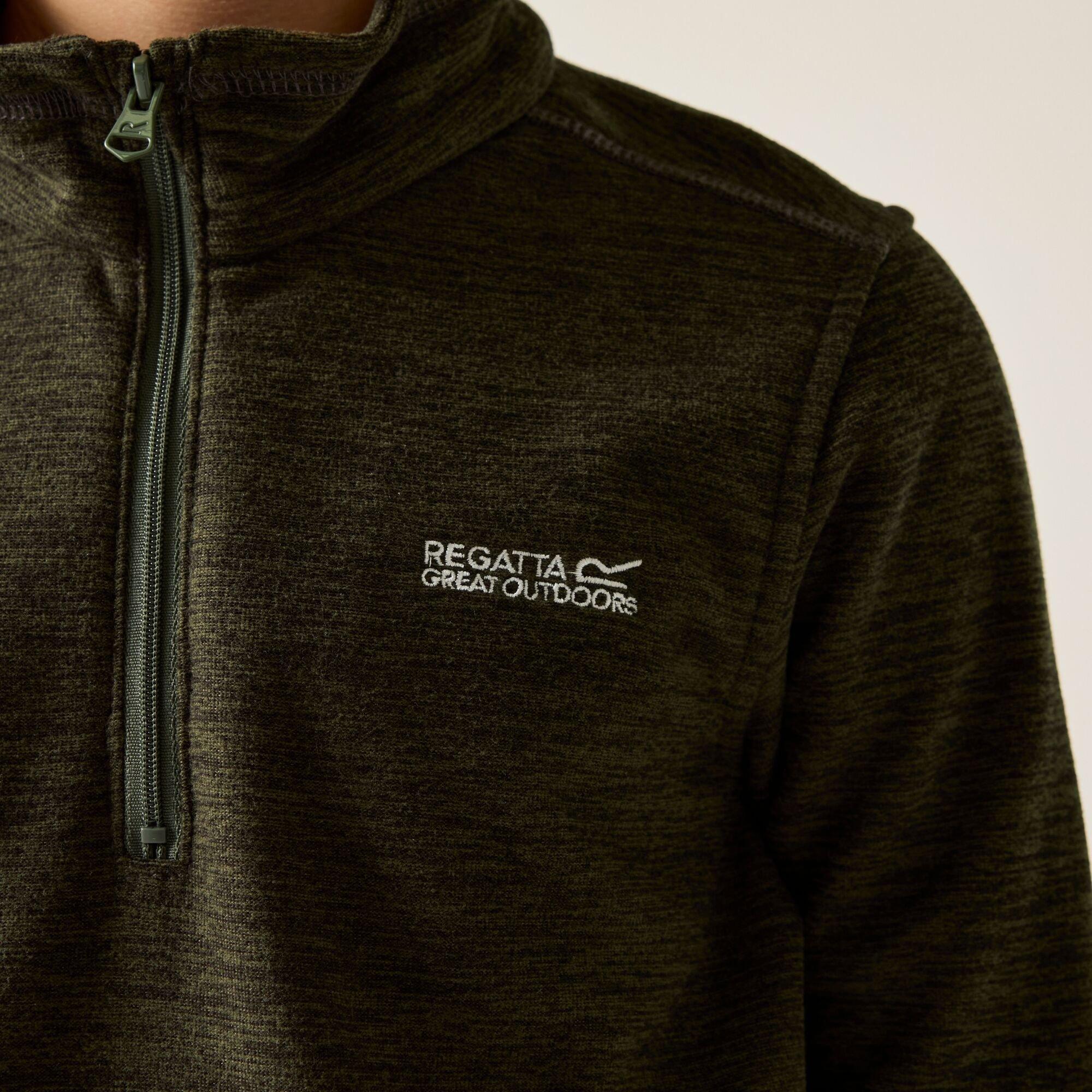 Dark Khaki - Regatta - Kids Hot Shot Marl Fleece - 4