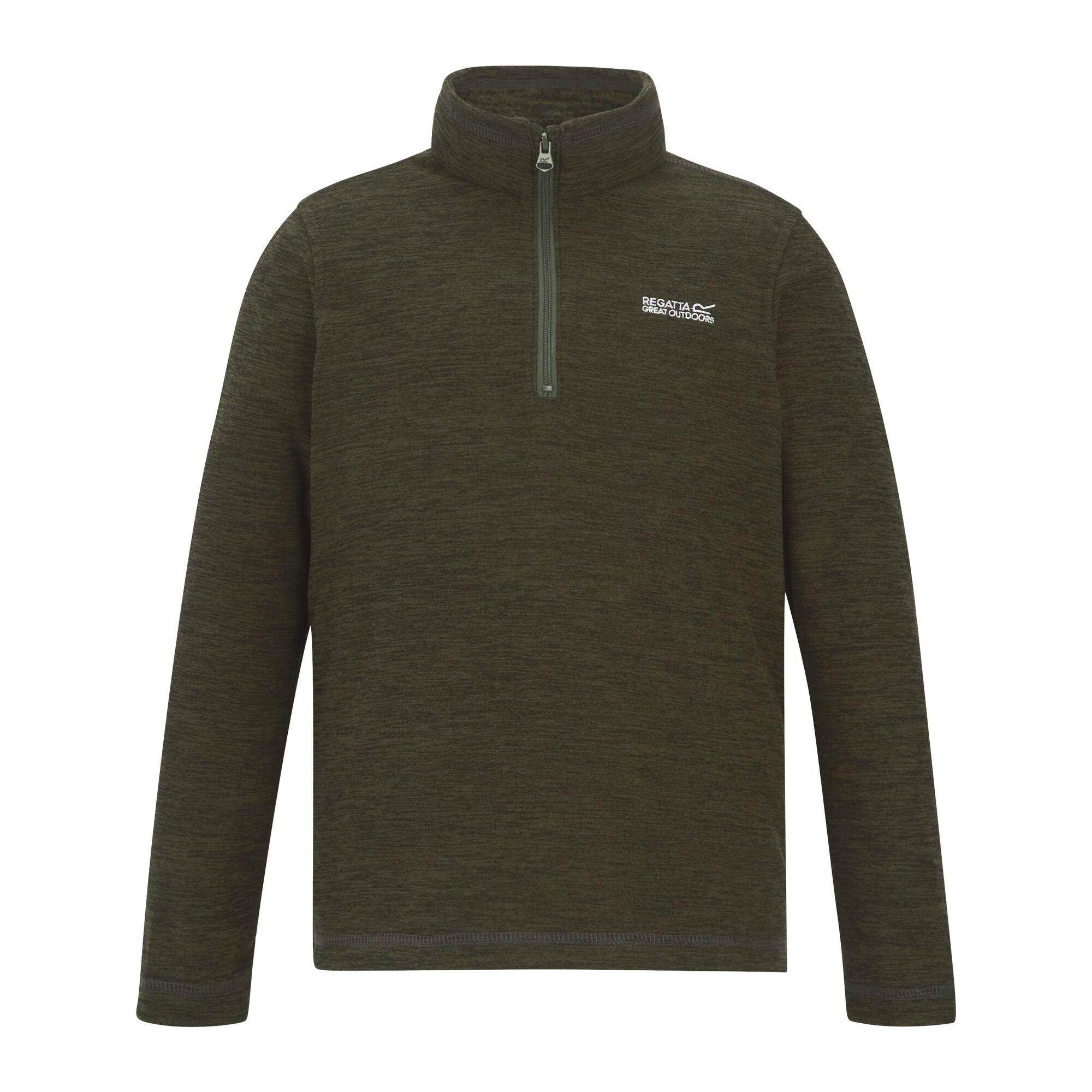 Dark Khaki - Regatta - Kids Hot Shot Marl Fleece - 5