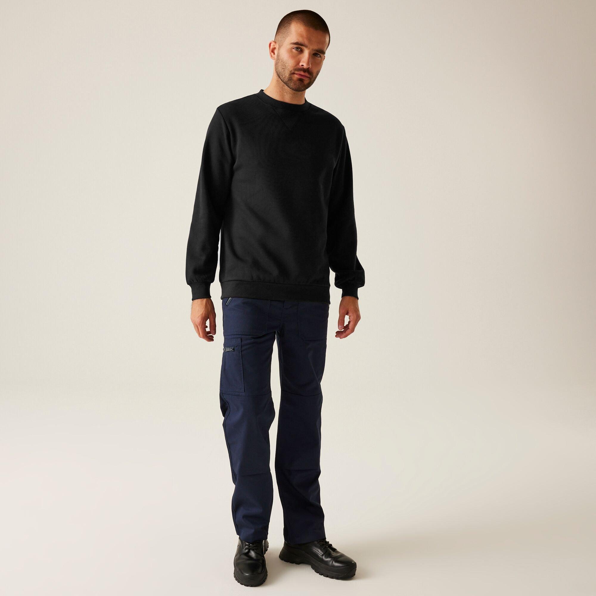 Black - Regatta - Mens Pro Crewneck Sweatshirt - 3