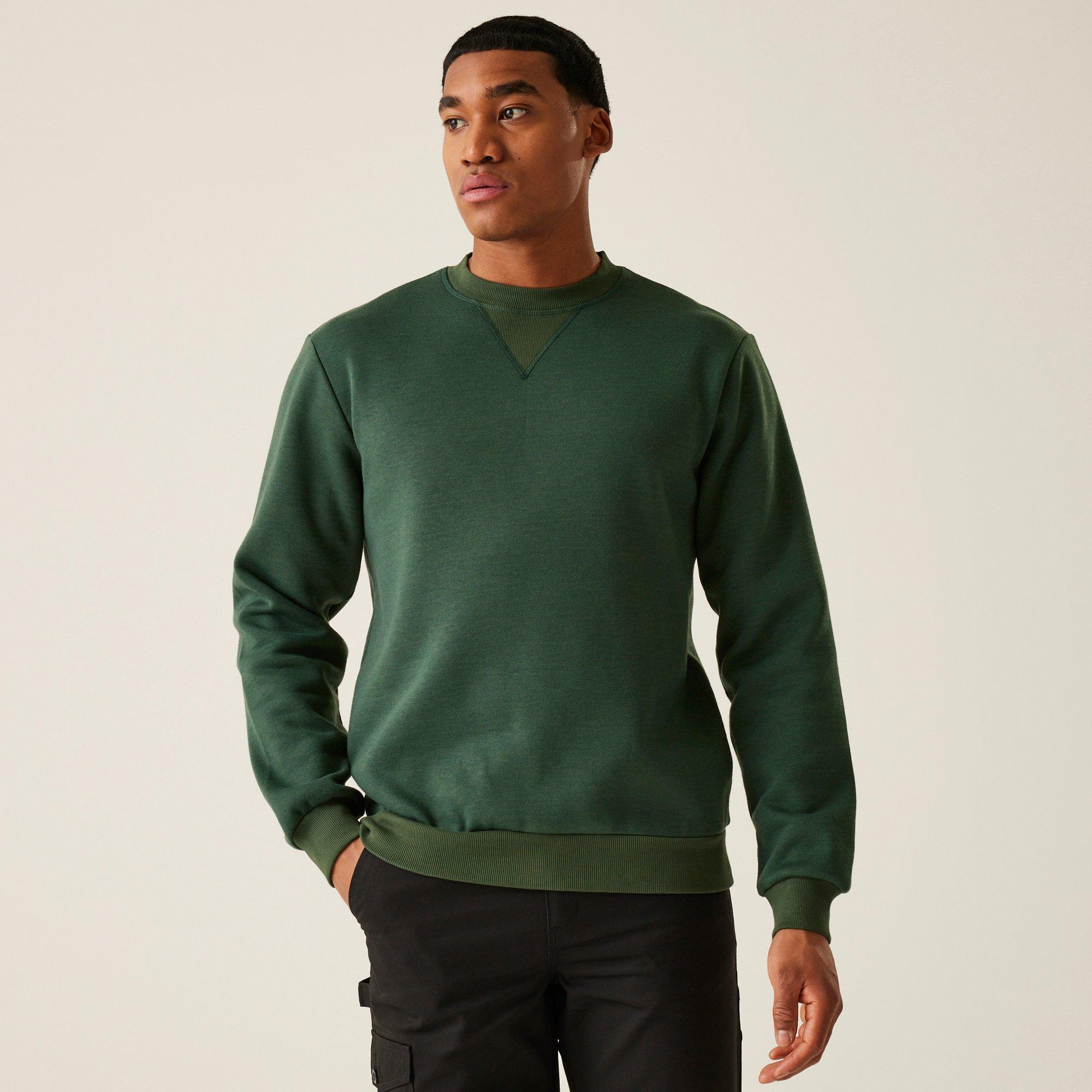 Regatta Men's Pro Crewneck Sweatshirt - Dark Green - XL