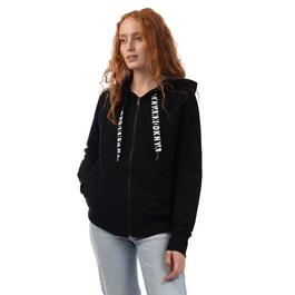 DKNY Two Tone Logo Drawcord Hoodie