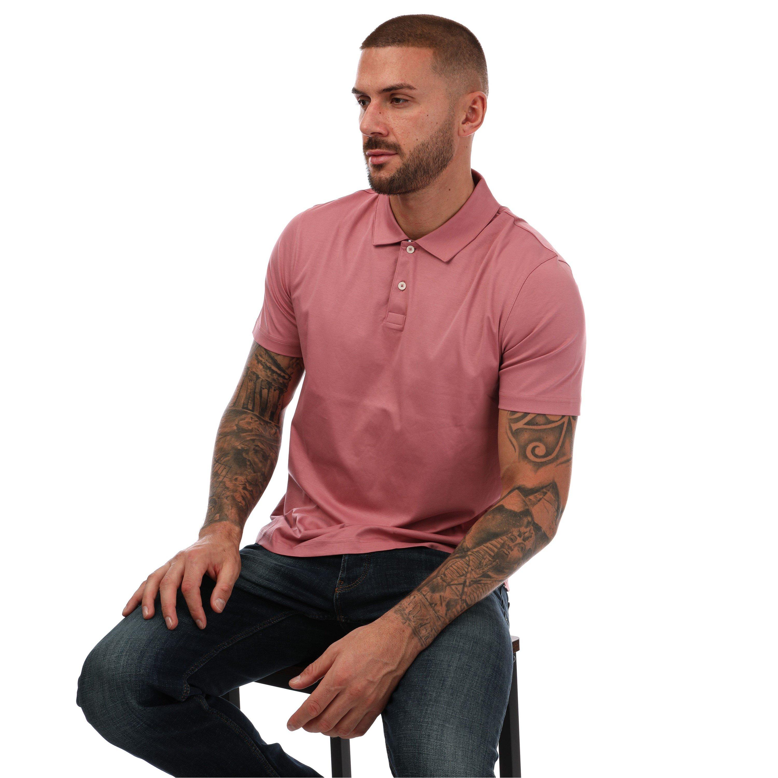 Pink - Ted Baker - Zeiter Slim Soft Touch Polo - 4