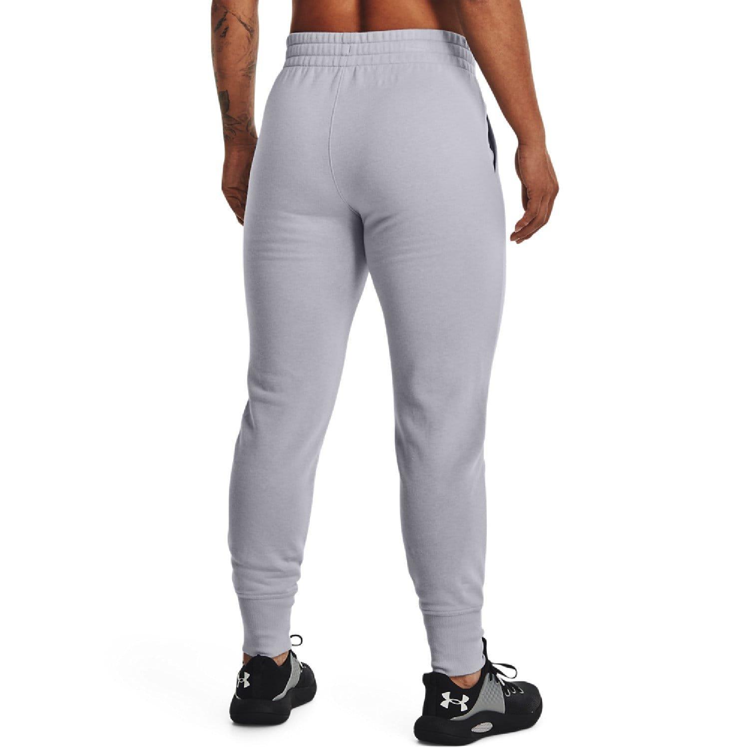 Grey - Under Armour - Rival Fleece Joggers - 2
