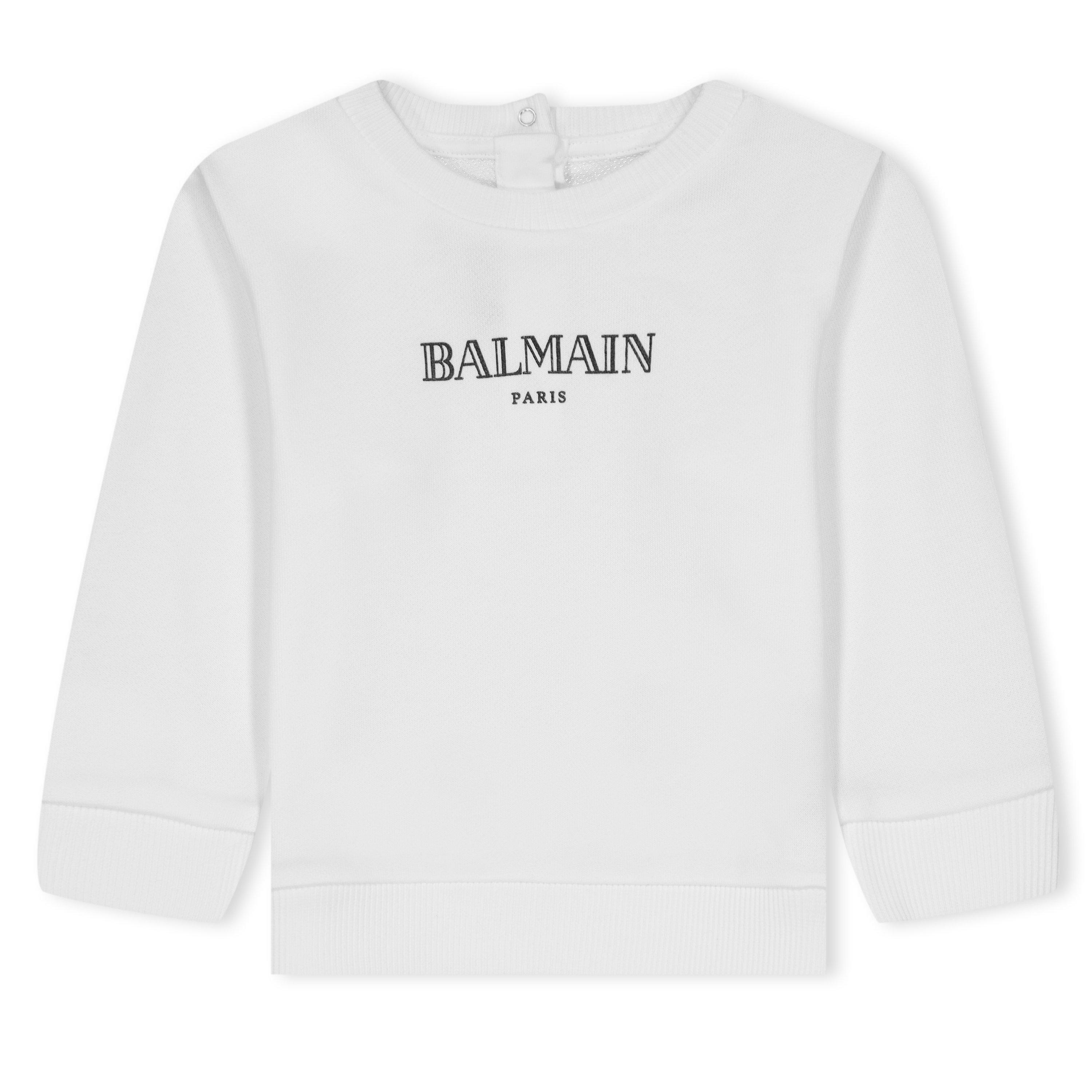 Ivry/Blk 102NE - Balmain - Logo Crewneck Sweater Infants - 1