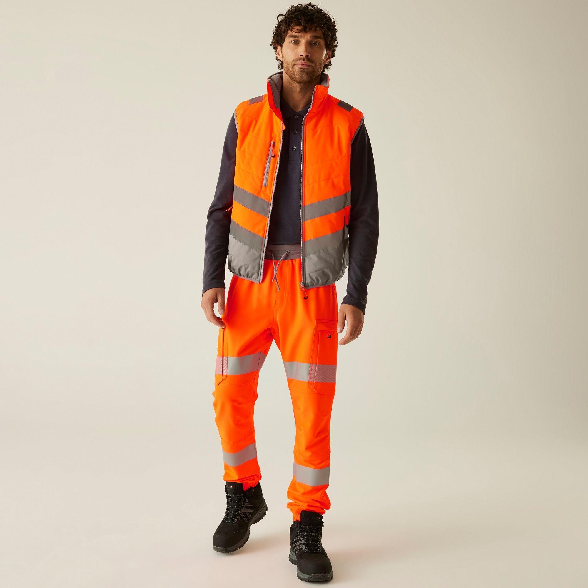 Orange - Regatta - Hi-Vis 2-Tone Thermal Bodywarmer - 3