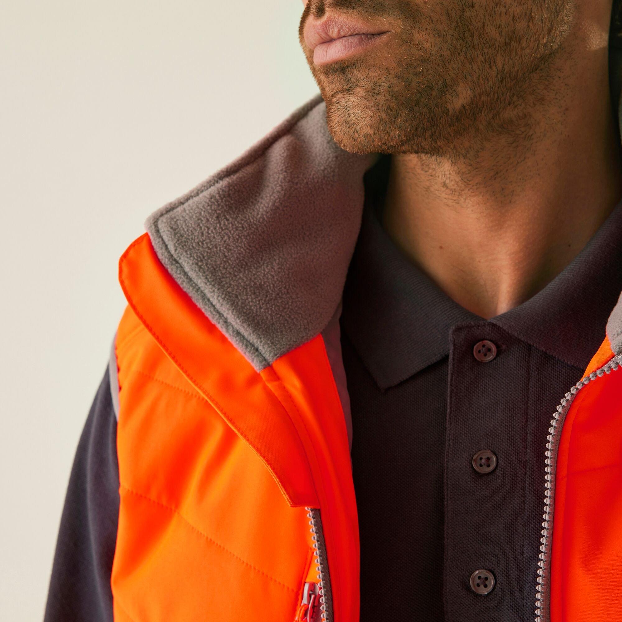 Orange - Regatta - Hi-Vis 2-Tone Thermal Bodywarmer - 5