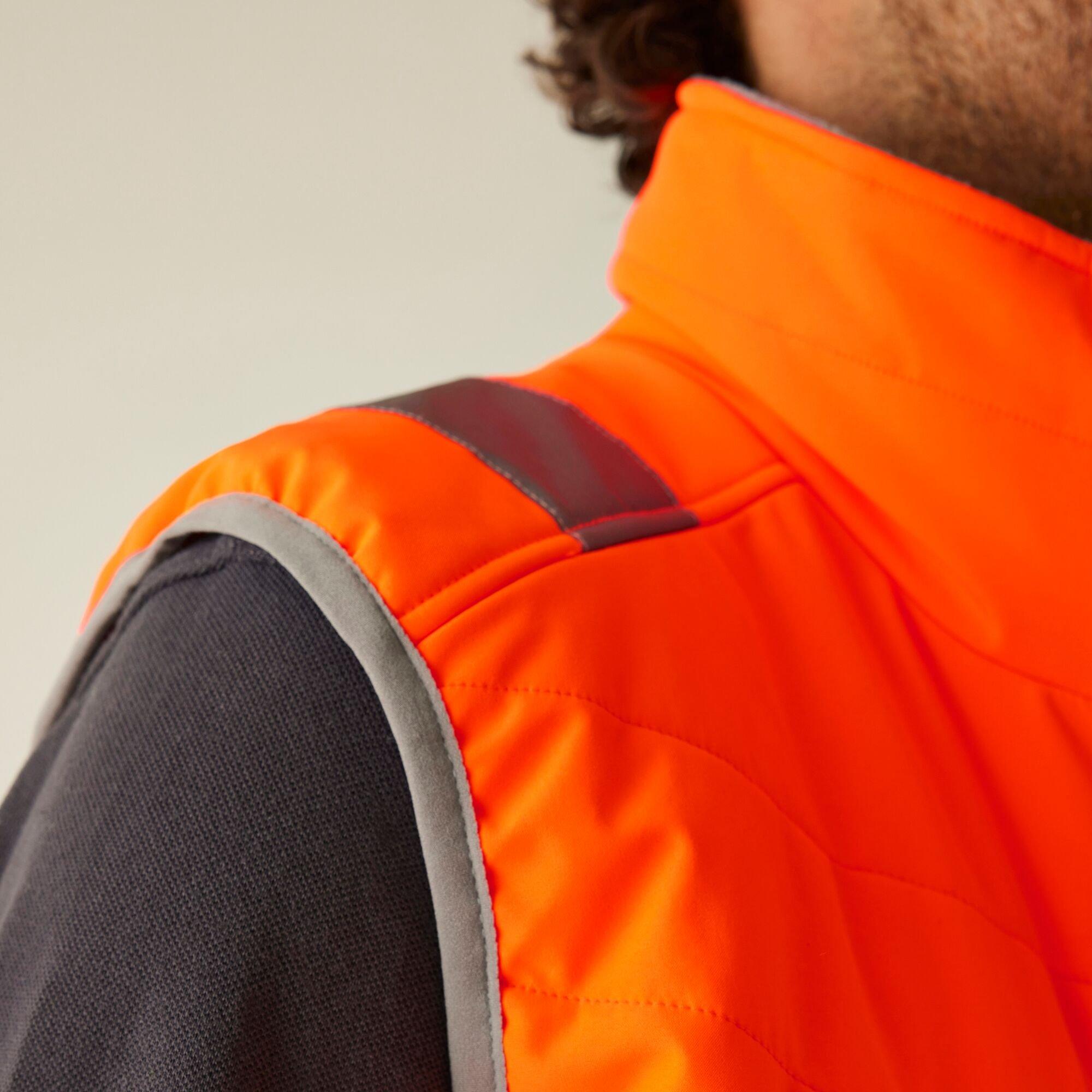 Orange - Regatta - Hi-Vis 2-Tone Thermal Bodywarmer - 6