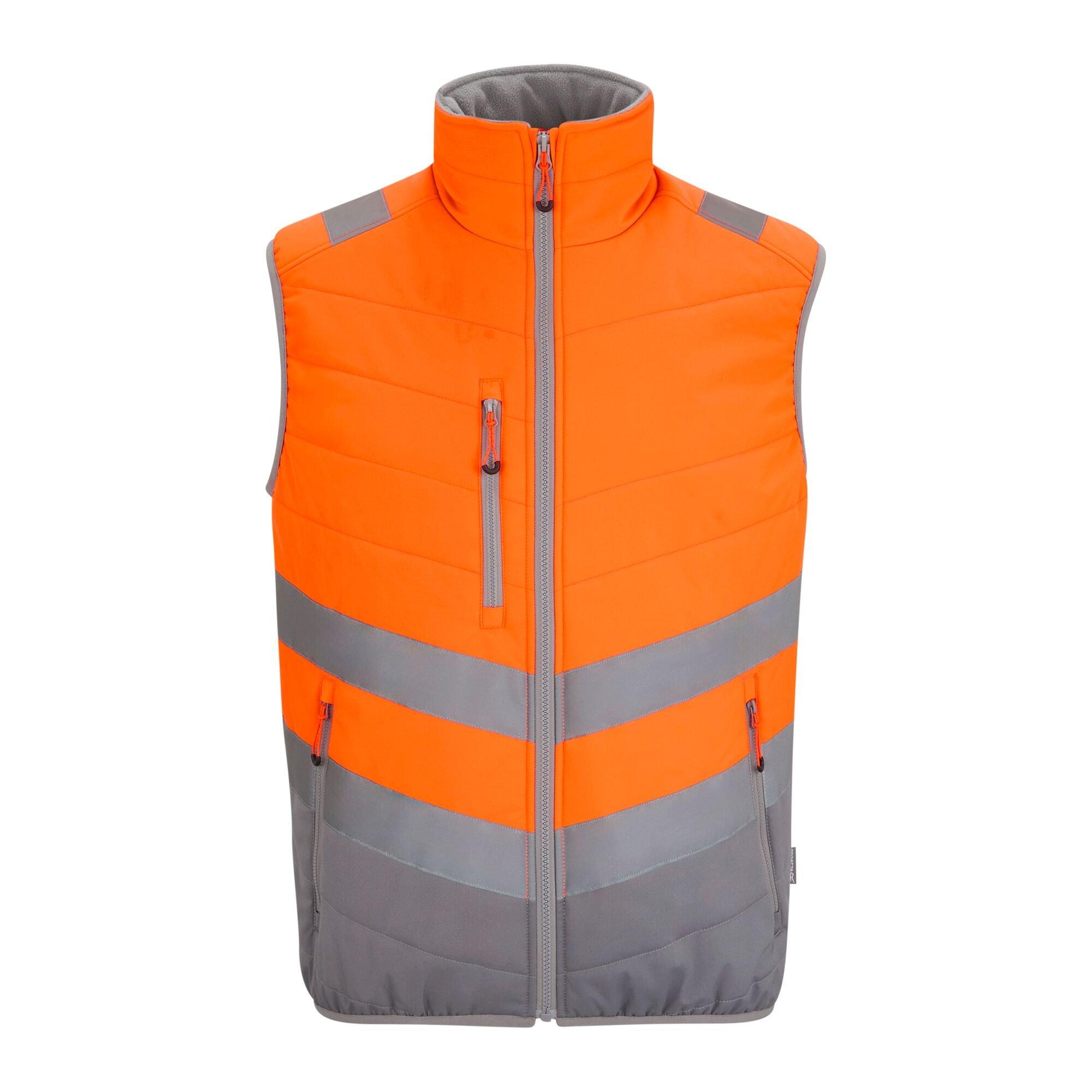 Orange - Regatta - Hi-Vis 2-Tone Thermal Bodywarmer - 7