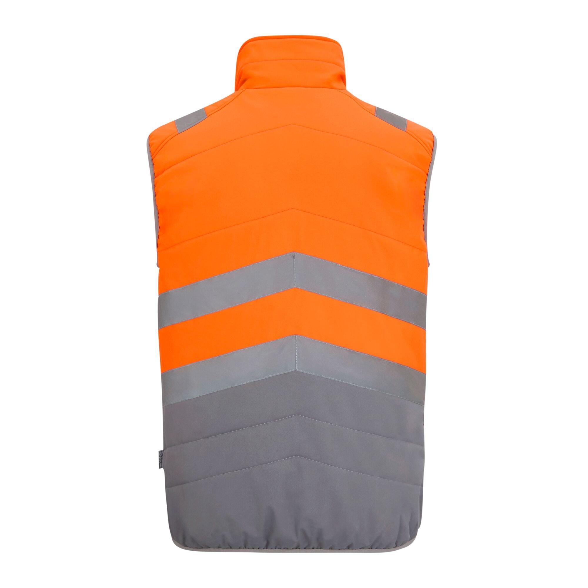 Orange - Regatta - Hi-Vis 2-Tone Thermal Bodywarmer - 8