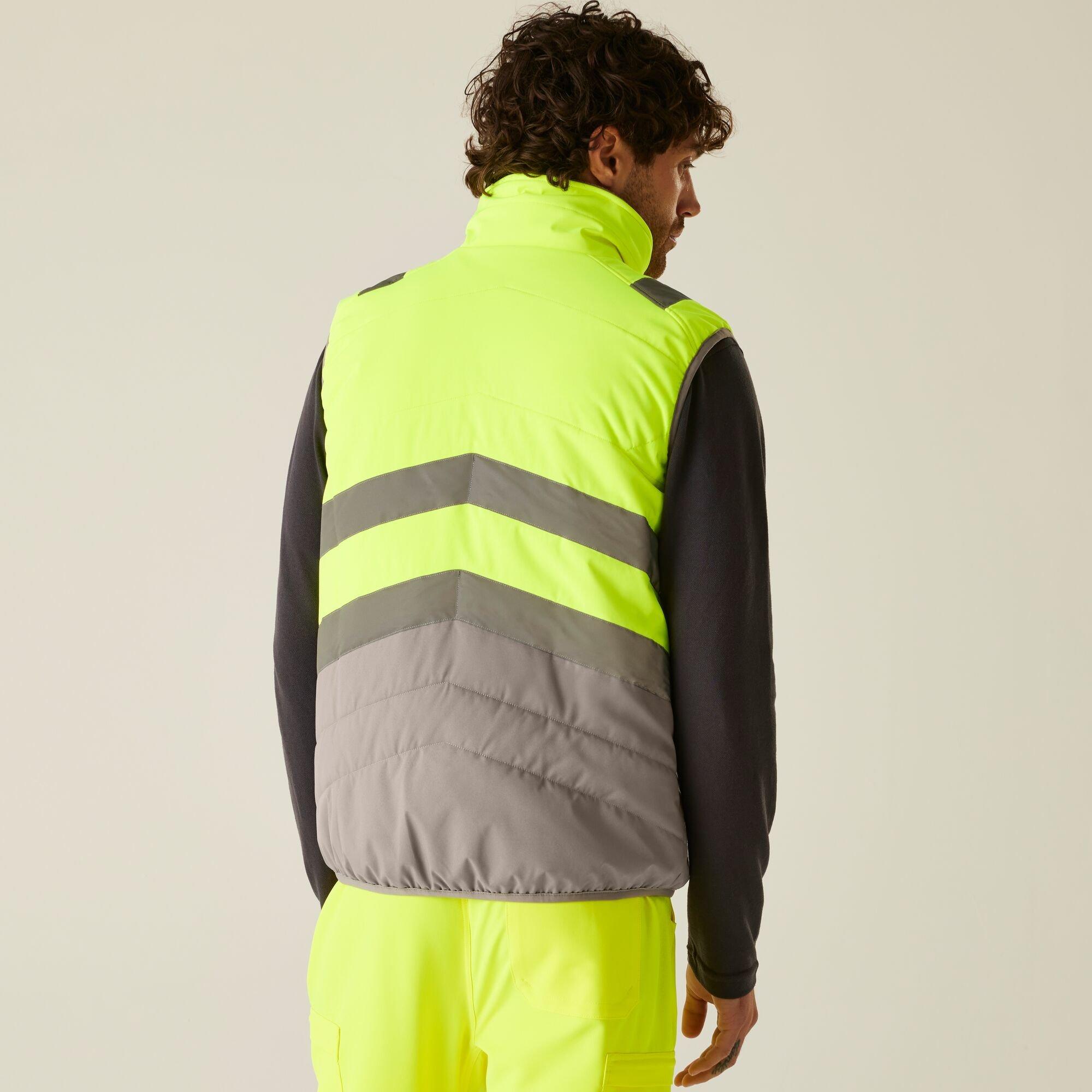Yellow - Regatta - Hi-Vis 2-Tone Thermal Bodywarmer - 2