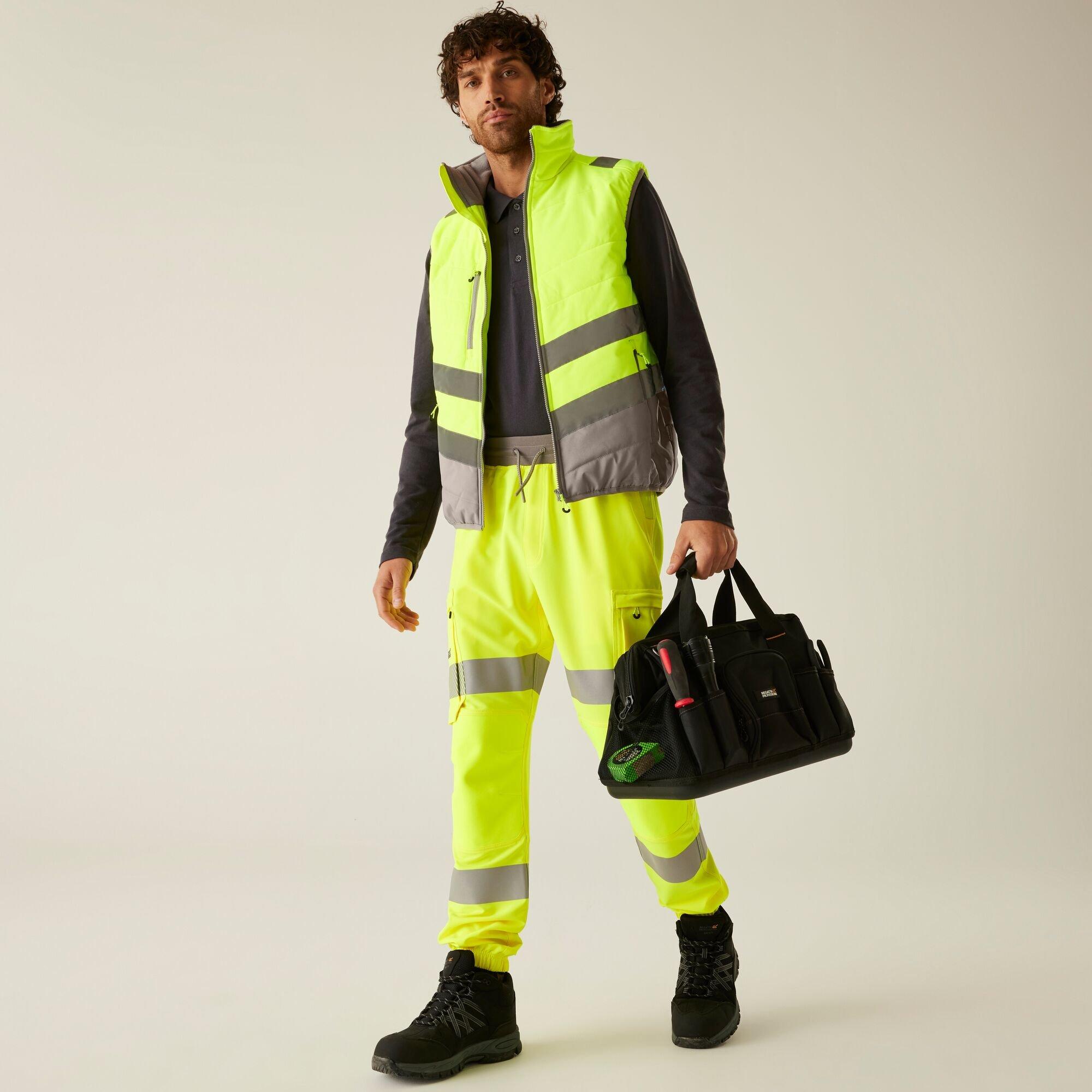 Yellow - Regatta - Hi-Vis 2-Tone Thermal Bodywarmer - 3