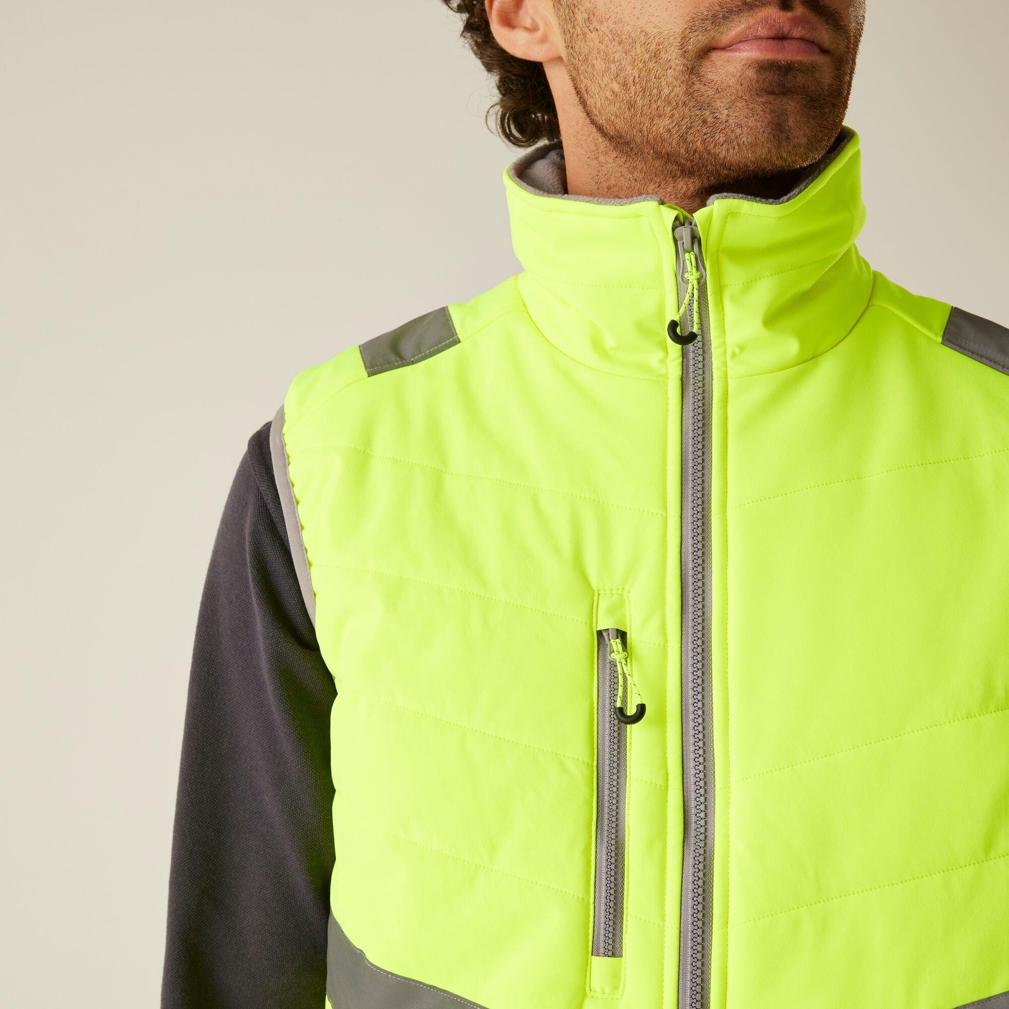 Yellow - Regatta - Hi-Vis 2-Tone Thermal Bodywarmer - 4