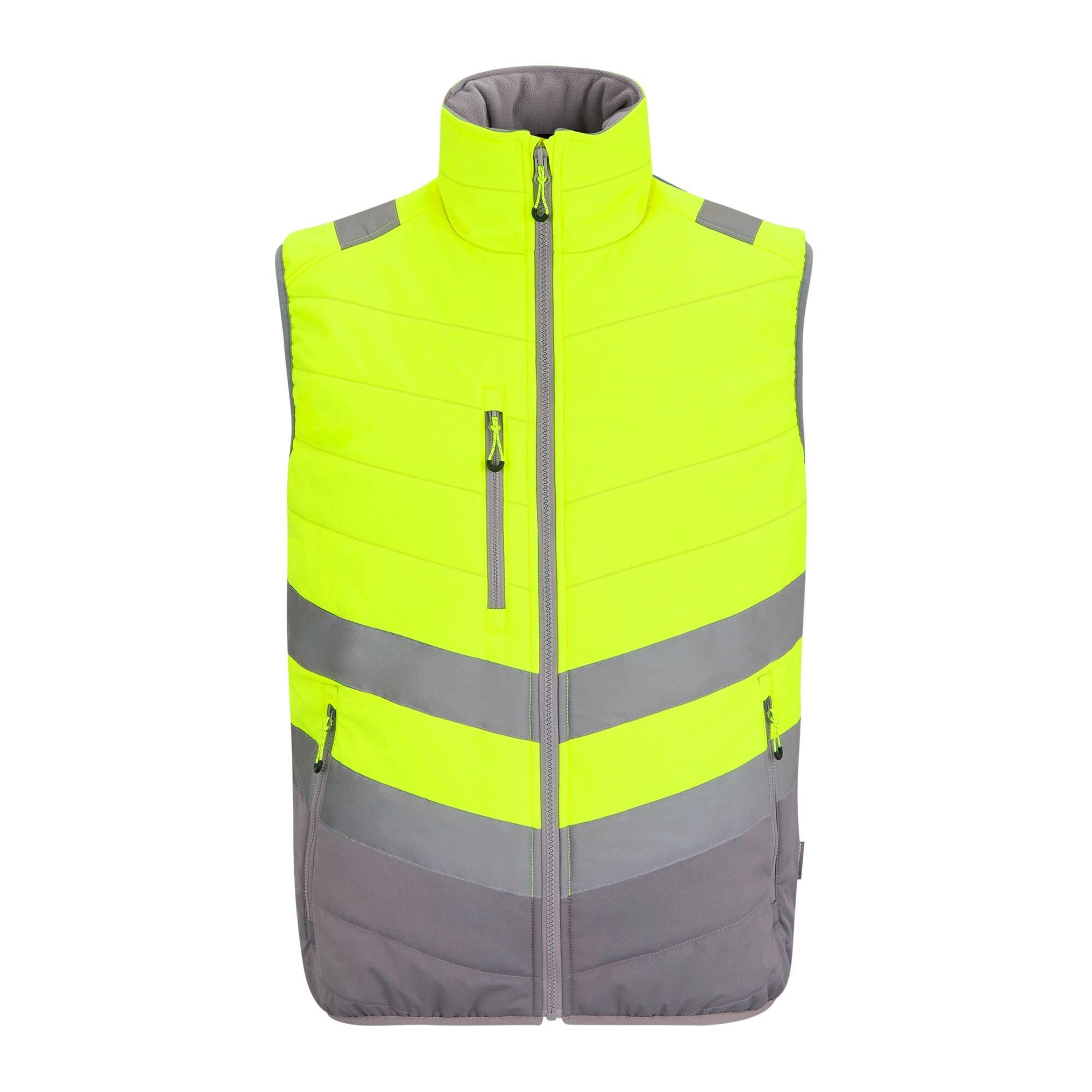 Yellow - Regatta - Hi-Vis 2-Tone Thermal Bodywarmer - 7