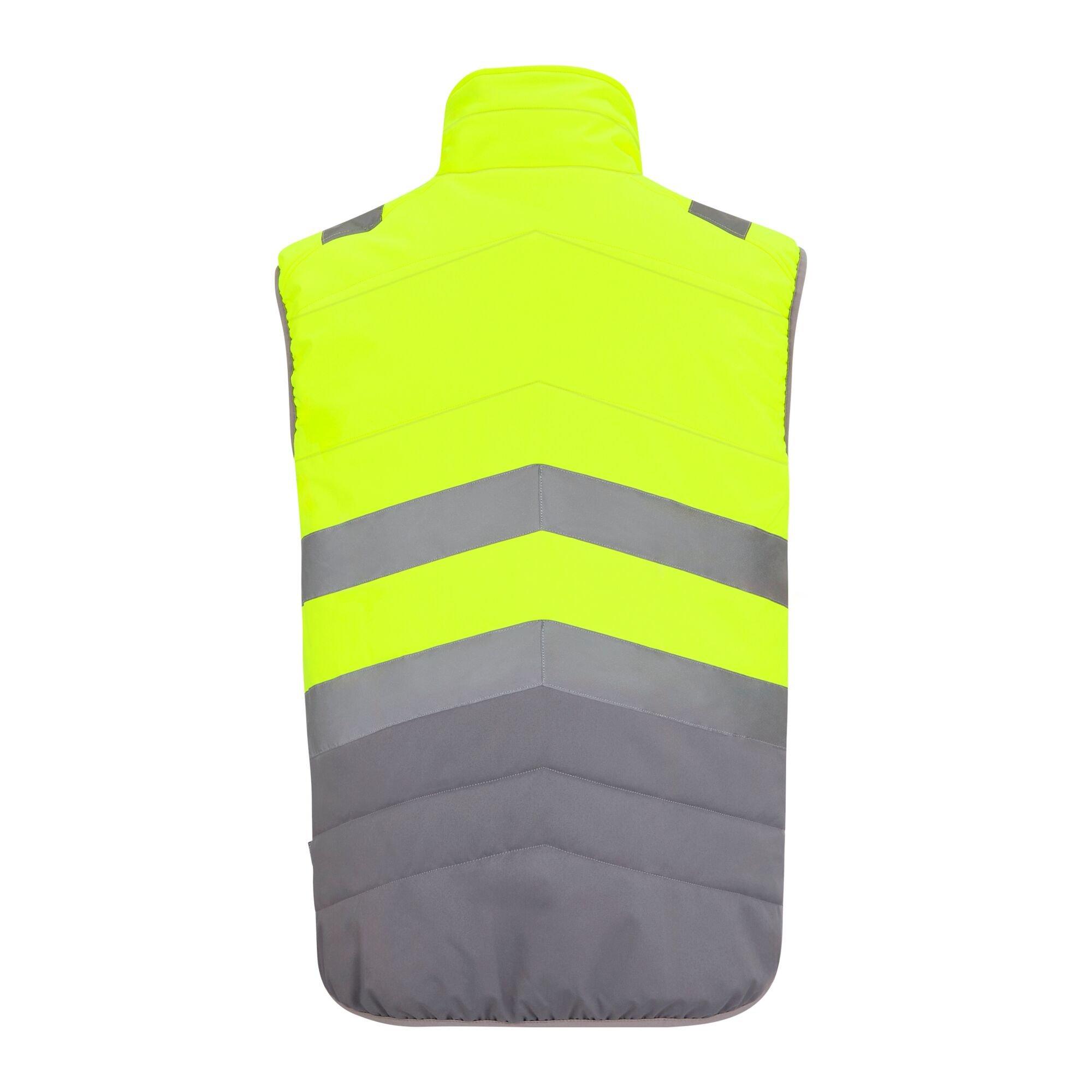 Yellow - Regatta - Hi-Vis 2-Tone Thermal Bodywarmer - 8