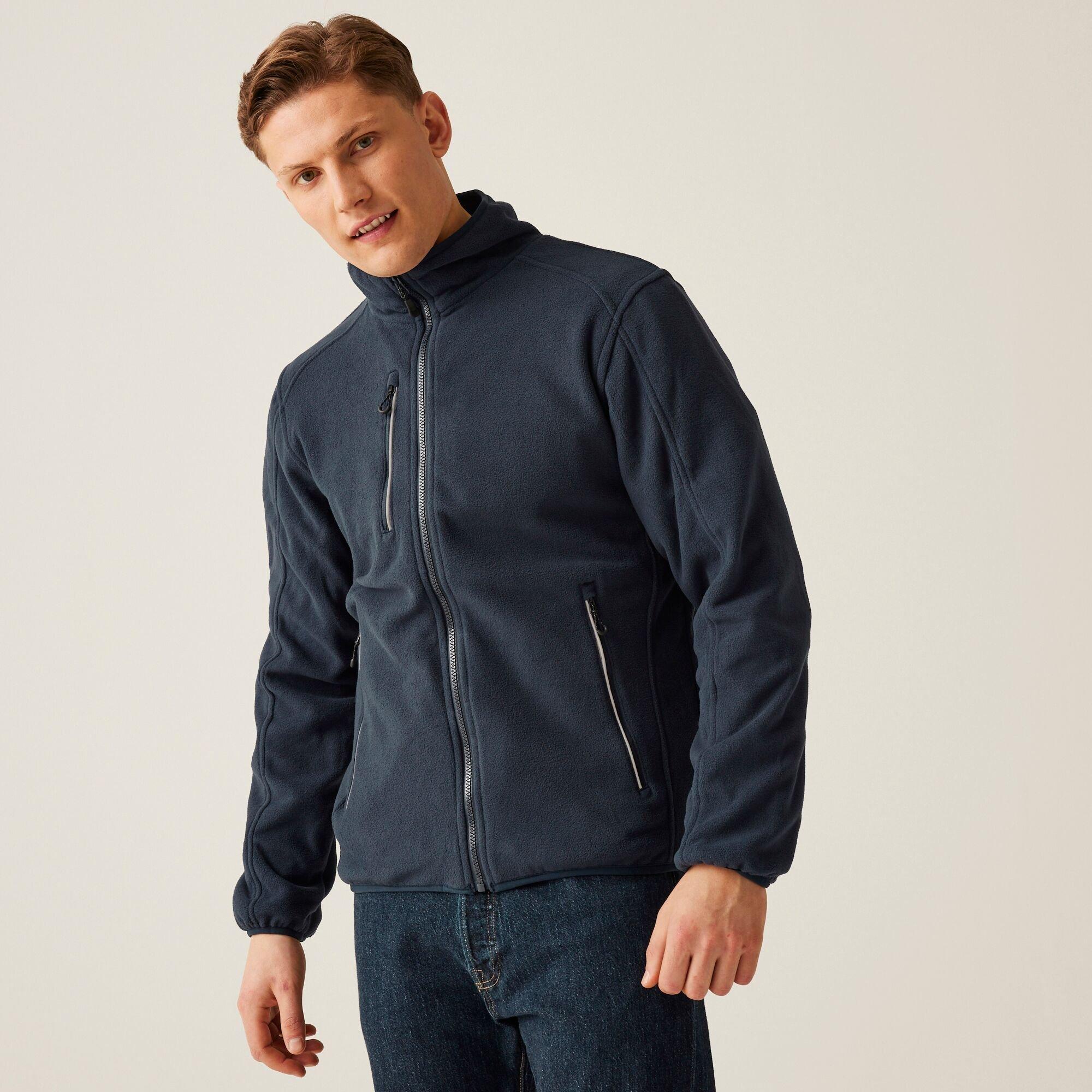 Navy - Regatta - Omicron III Waterproof Breathable Full Zip Fleece - 1