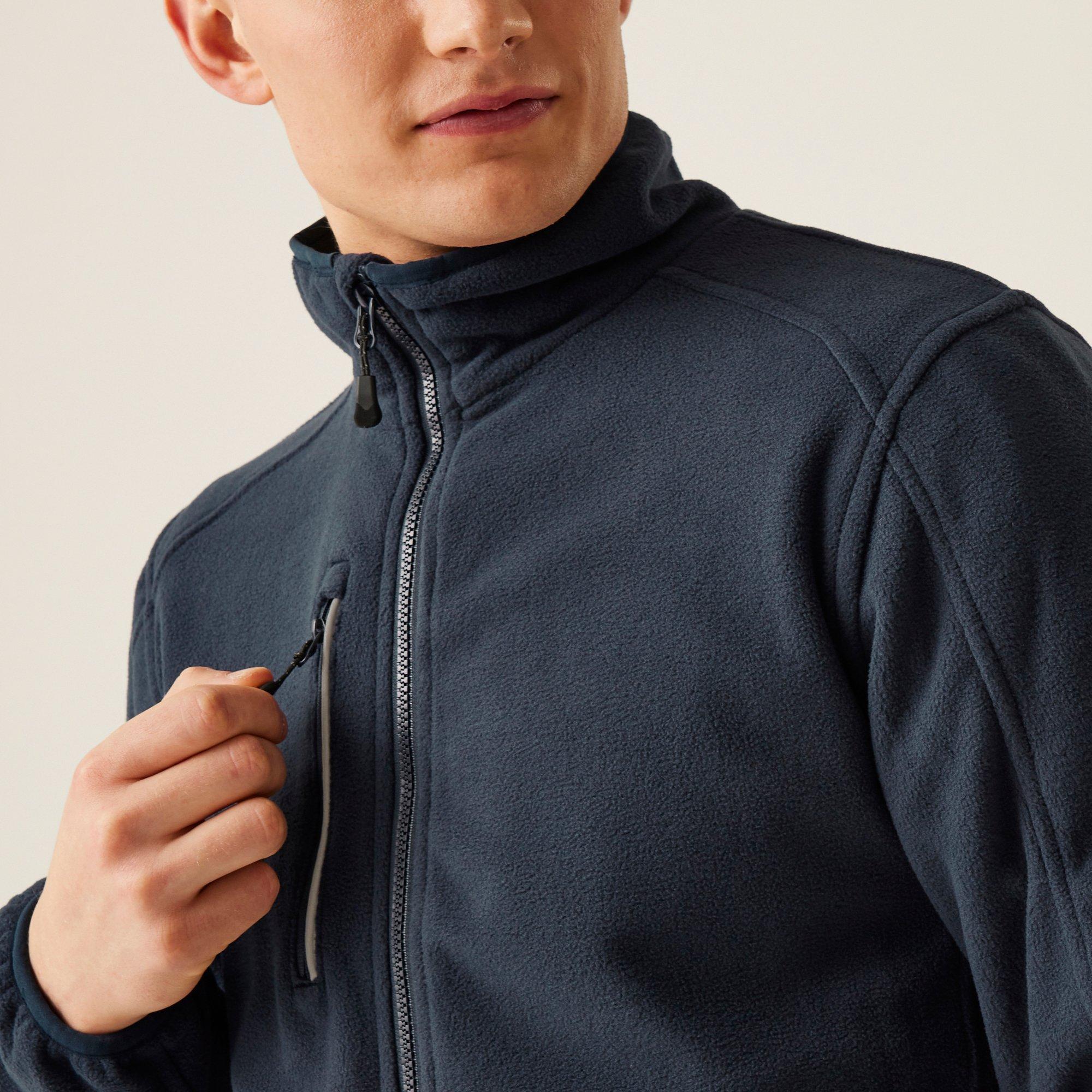 Navy - Regatta - Omicron III Waterproof Breathable Full Zip Fleece - 4
