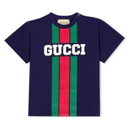 Gucci Print T Shirt Babies