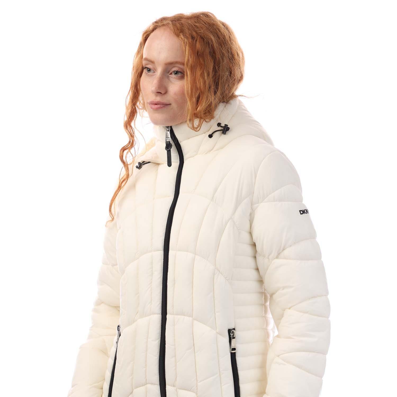 Off White - DKNY - Zip Front Packable Jacket - 2