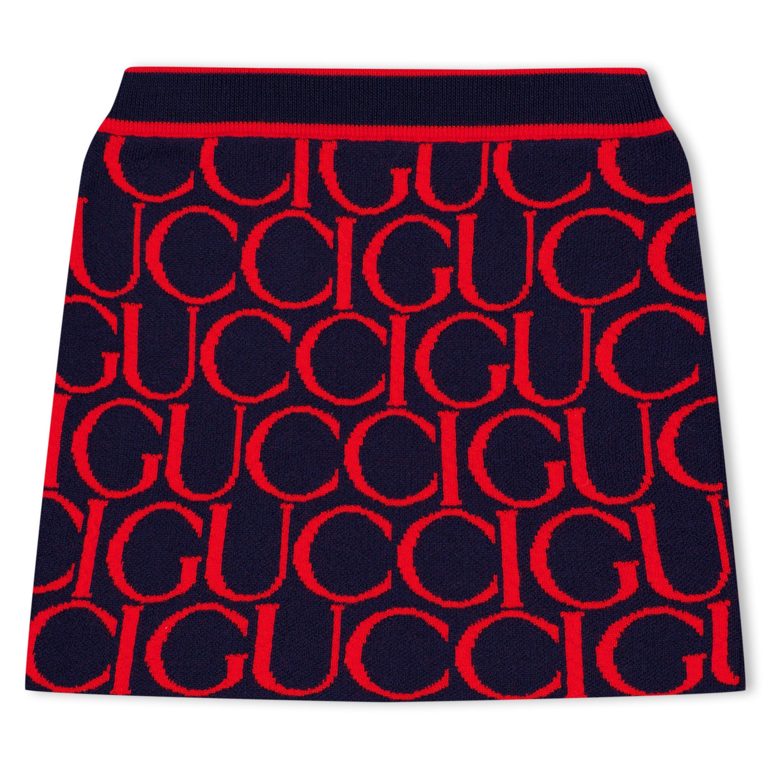 Blue/Red 4025 - Gucci - Knitted Skirt Juniors - 2