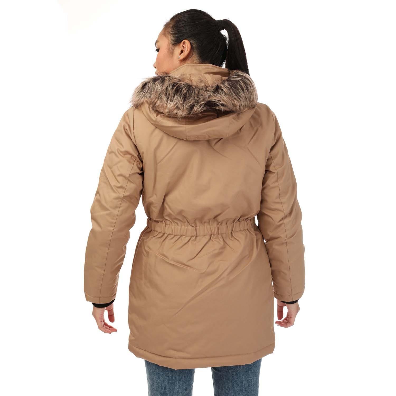 Brown - Only - Iris Winter Parka Jacket - 2