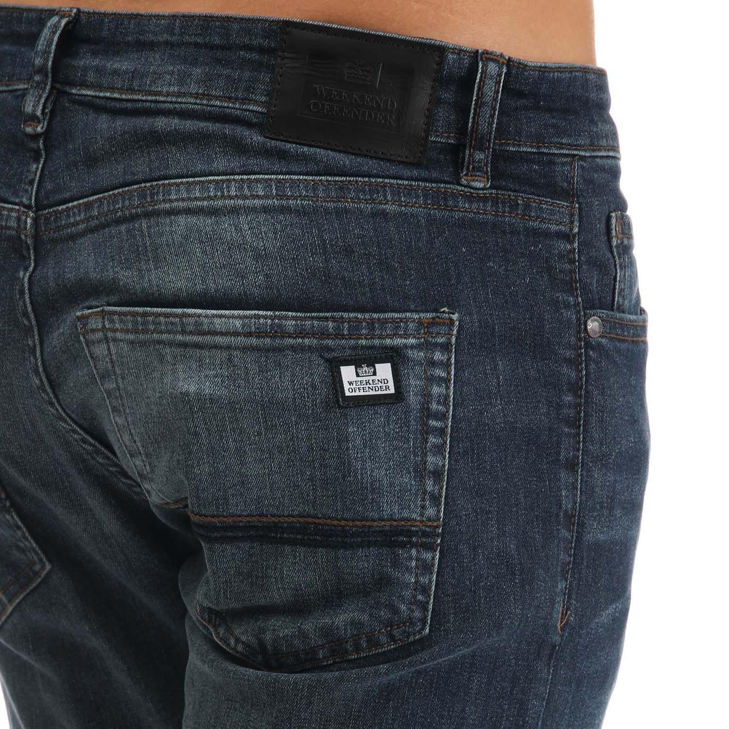 Blue - Weekend Offender - Tapered Fit Jeans - 6