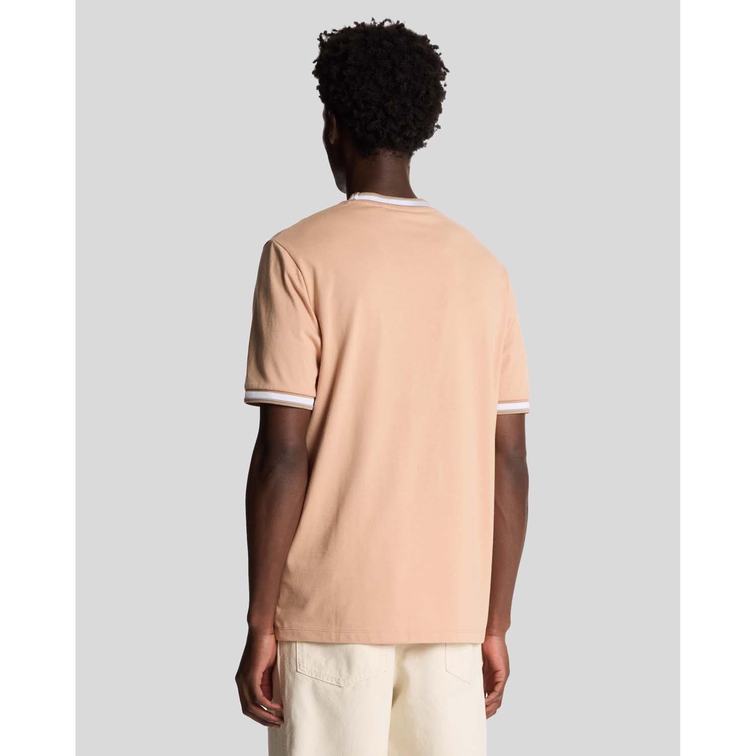Orange - Lyle and Scott - Multi Tipped T-Shirt - 3
