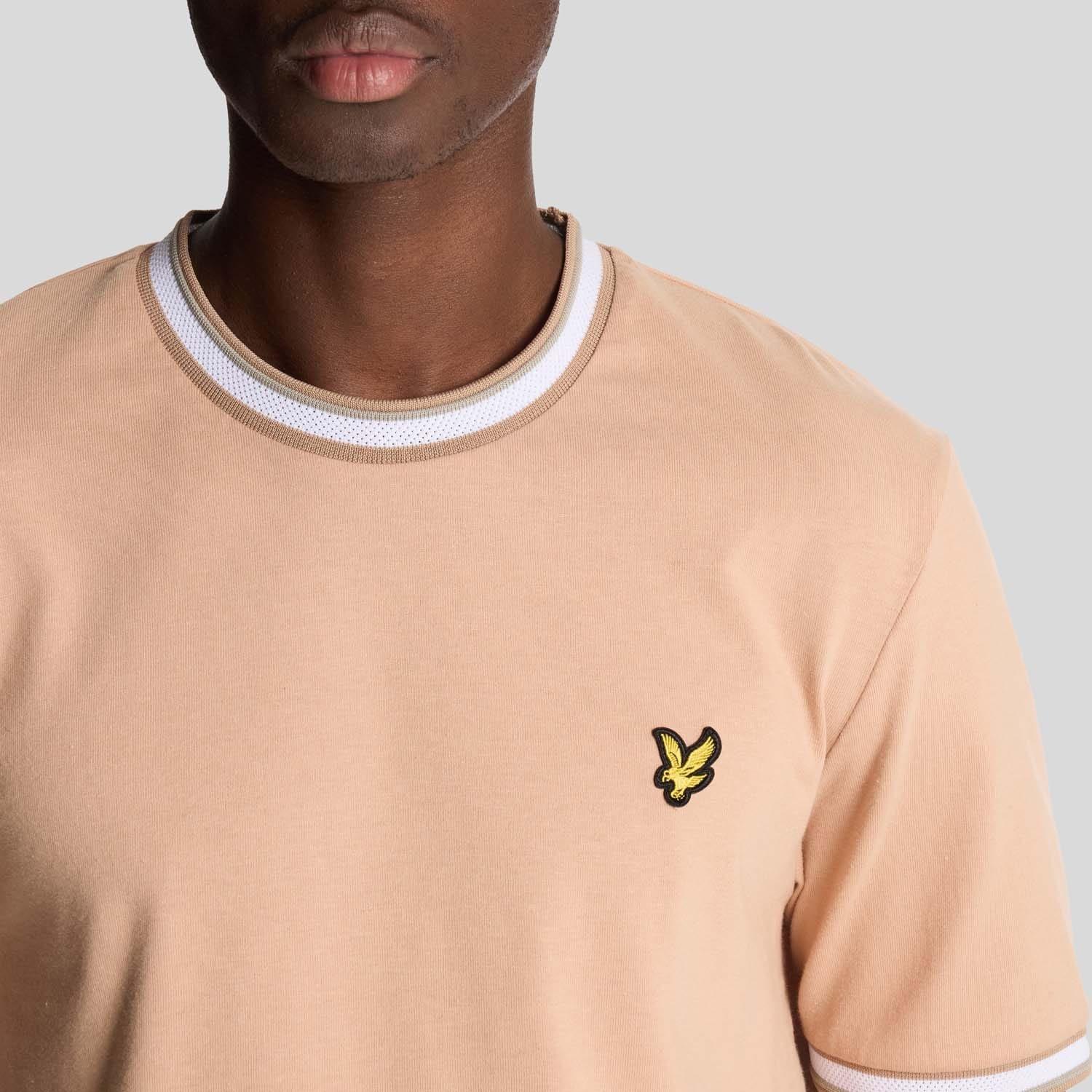 Orange - Lyle and Scott - Multi Tipped T-Shirt - 4