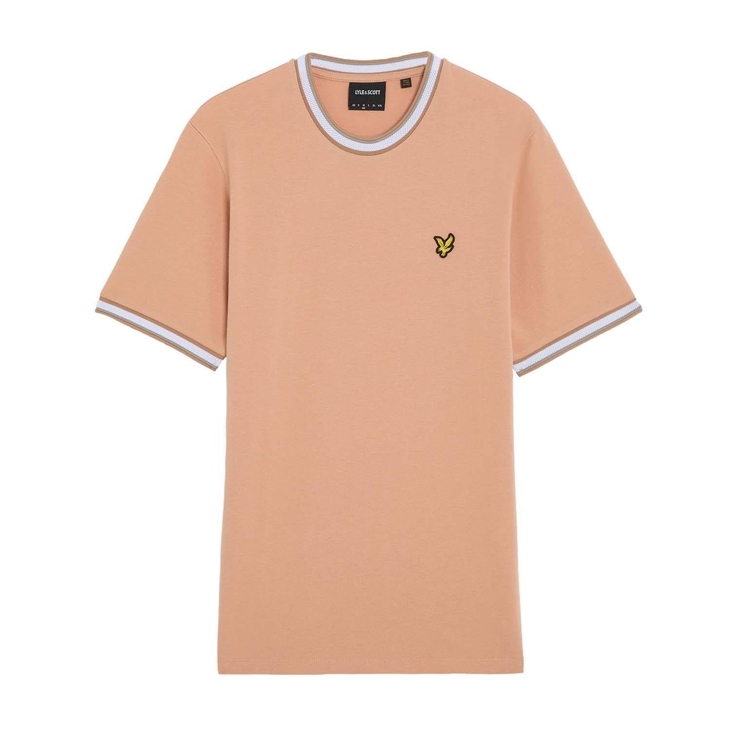 Orange - Lyle and Scott - Multi Tipped T-Shirt - 5