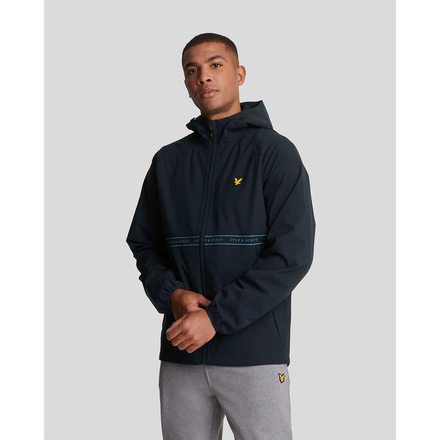Blue - Lyle and Scott - Sports Tape Energy Jacket - 1
