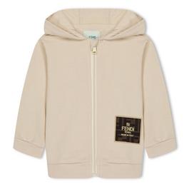 Fendi Logo Zip Hoodie Infants