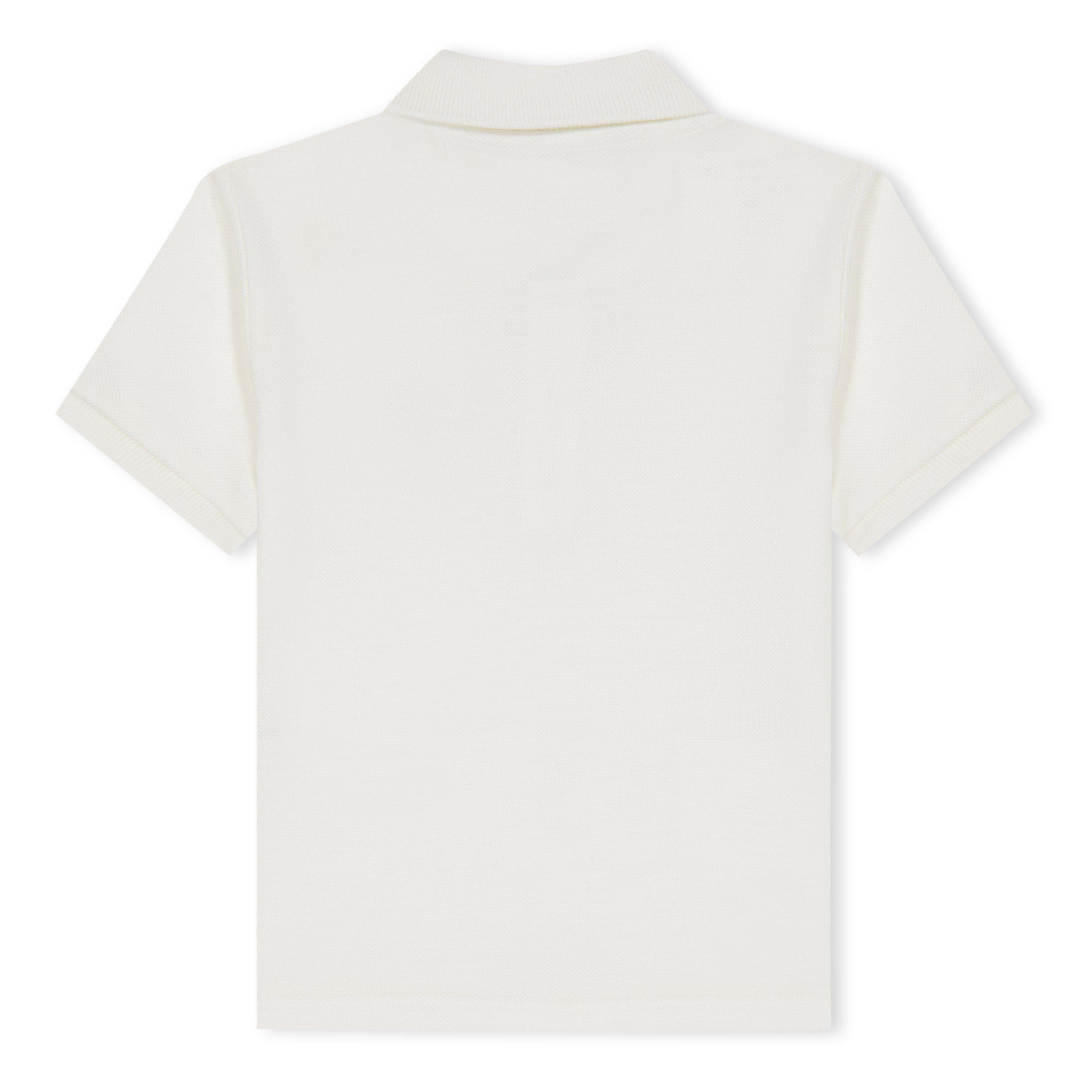 Wht/Gld 2W110 - Versace - Kids' Logo Short-Sleeve Polo Shirt - 2