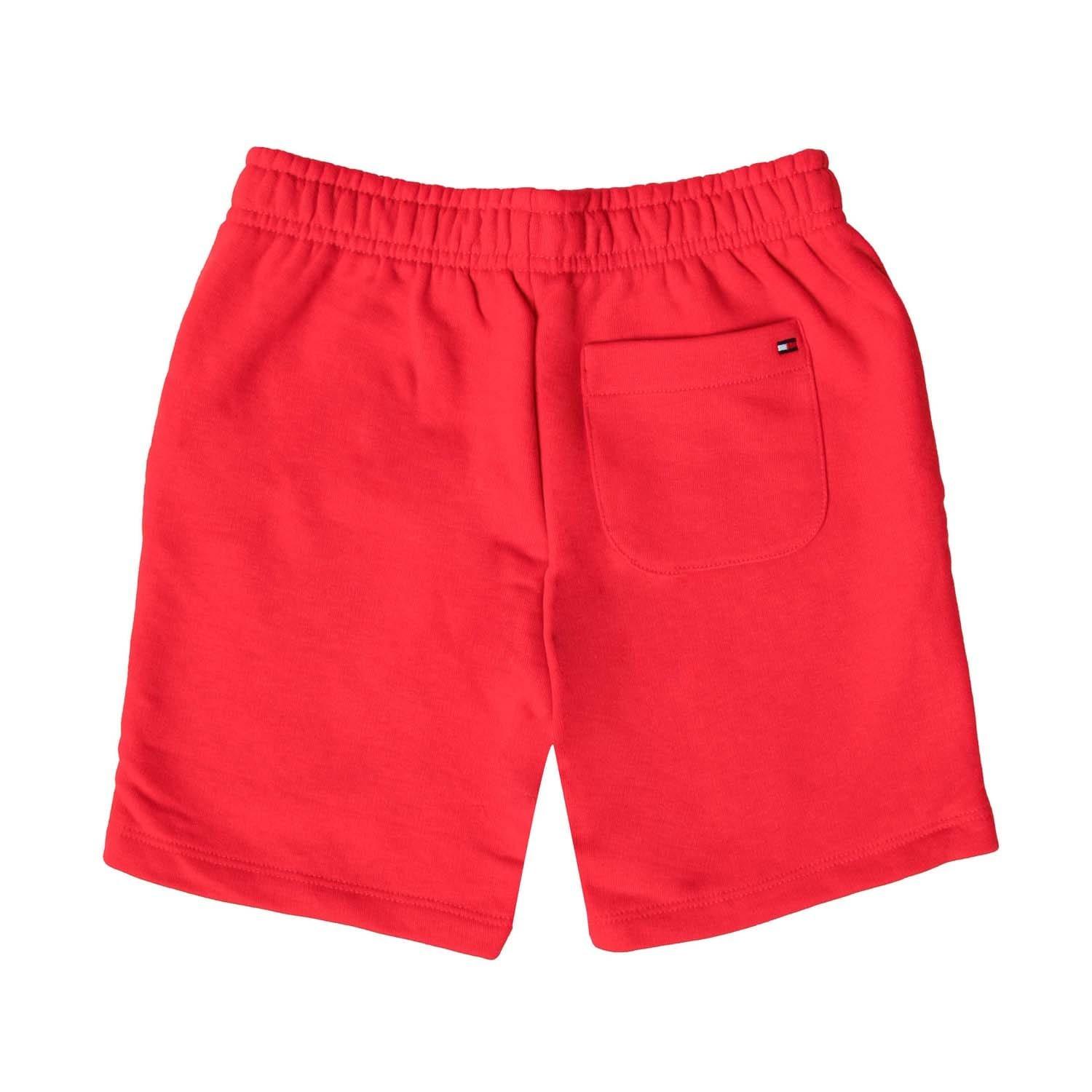 Red - Tommy Hilfiger - Varsity Logo Sweat Shorts - 2