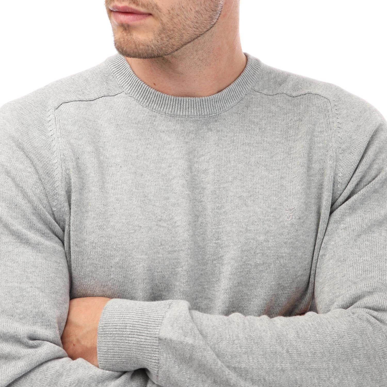 Grey - Farah - Stern Crew Neck Sweater - 3