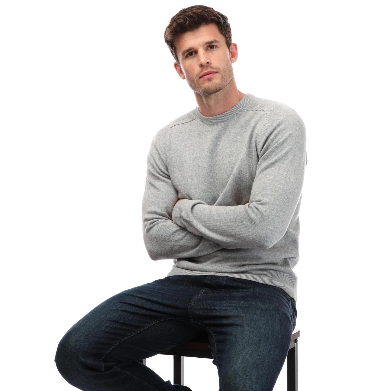Grey - Farah - Stern Crew Neck Sweater - 4